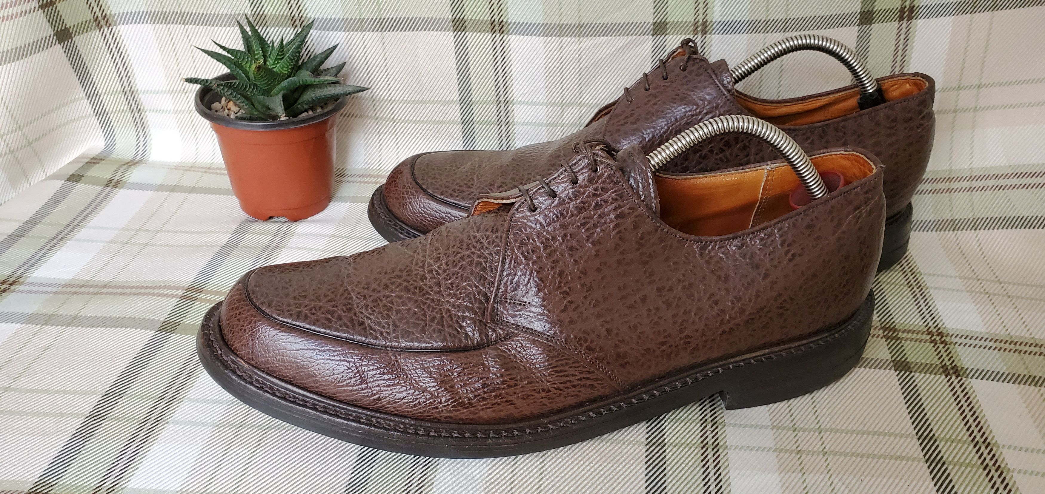 Stuart McGuire Leather Chukka Shoes Men\'s Sz 9 Boots Dress Ankle Boots‎ Brown Richard Brown Grain Chukka Boot main image 2