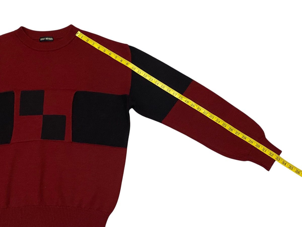 Issey Miyake Issey Miyake AW01 Checkered Turtleneck Knitted Sweater Size US M / EU 48-50 / 2 - 20 Thumbnail