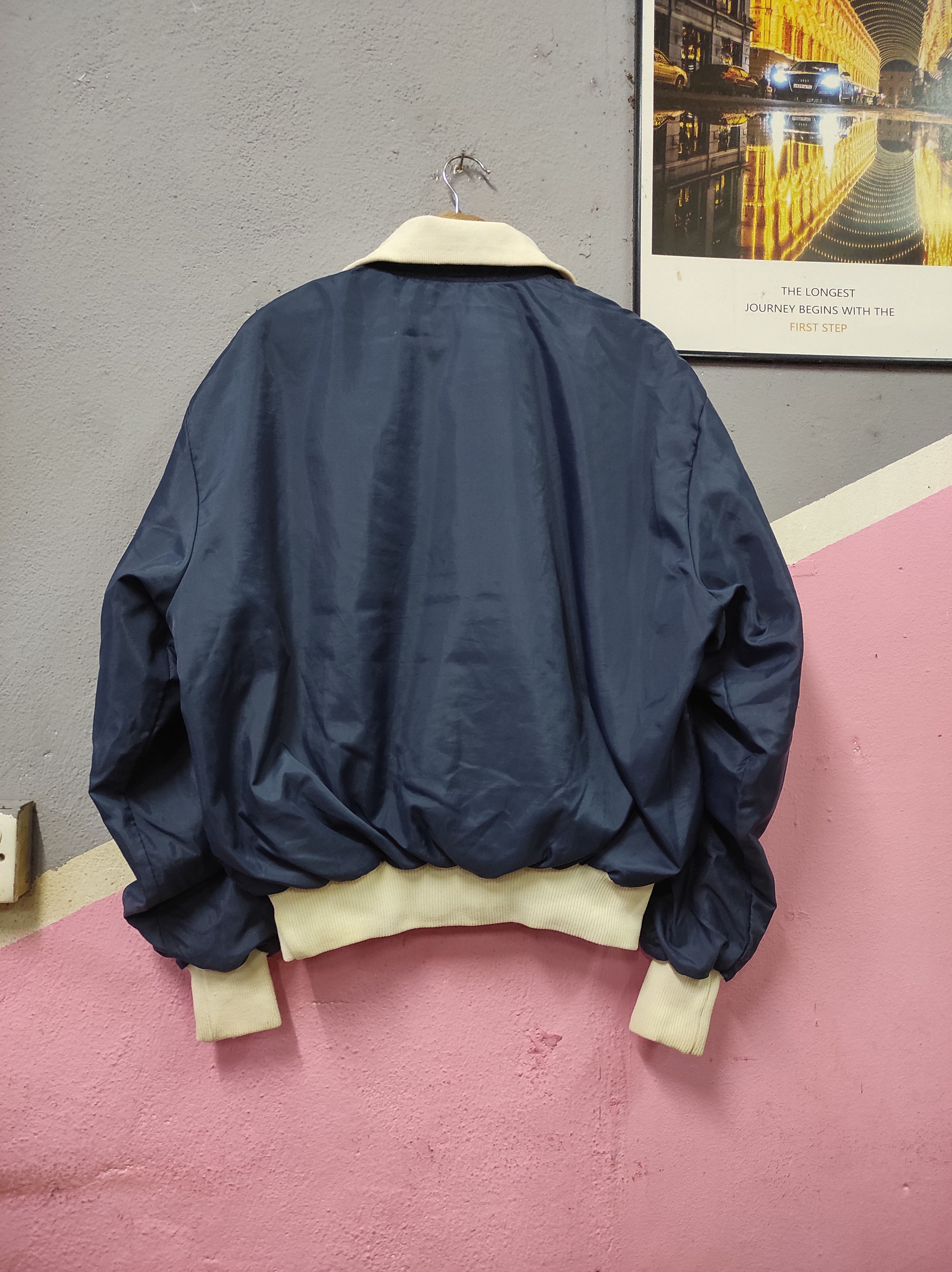 Delong × Vintage DELONG SPORTWEAR VTG 90'S ANORAK HALF ZIPPER BOMBER JACKET Size US L / EU 52-54 / 3 - 6 Thumbnail