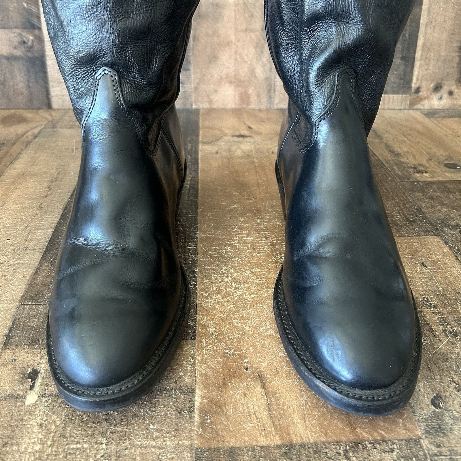 Justin Justin 3040 Tobias Vibram Sole Cowboy Boots Mens 9.5 EE Size US 9.5 / EU 42-43 - 4 Thumbnail