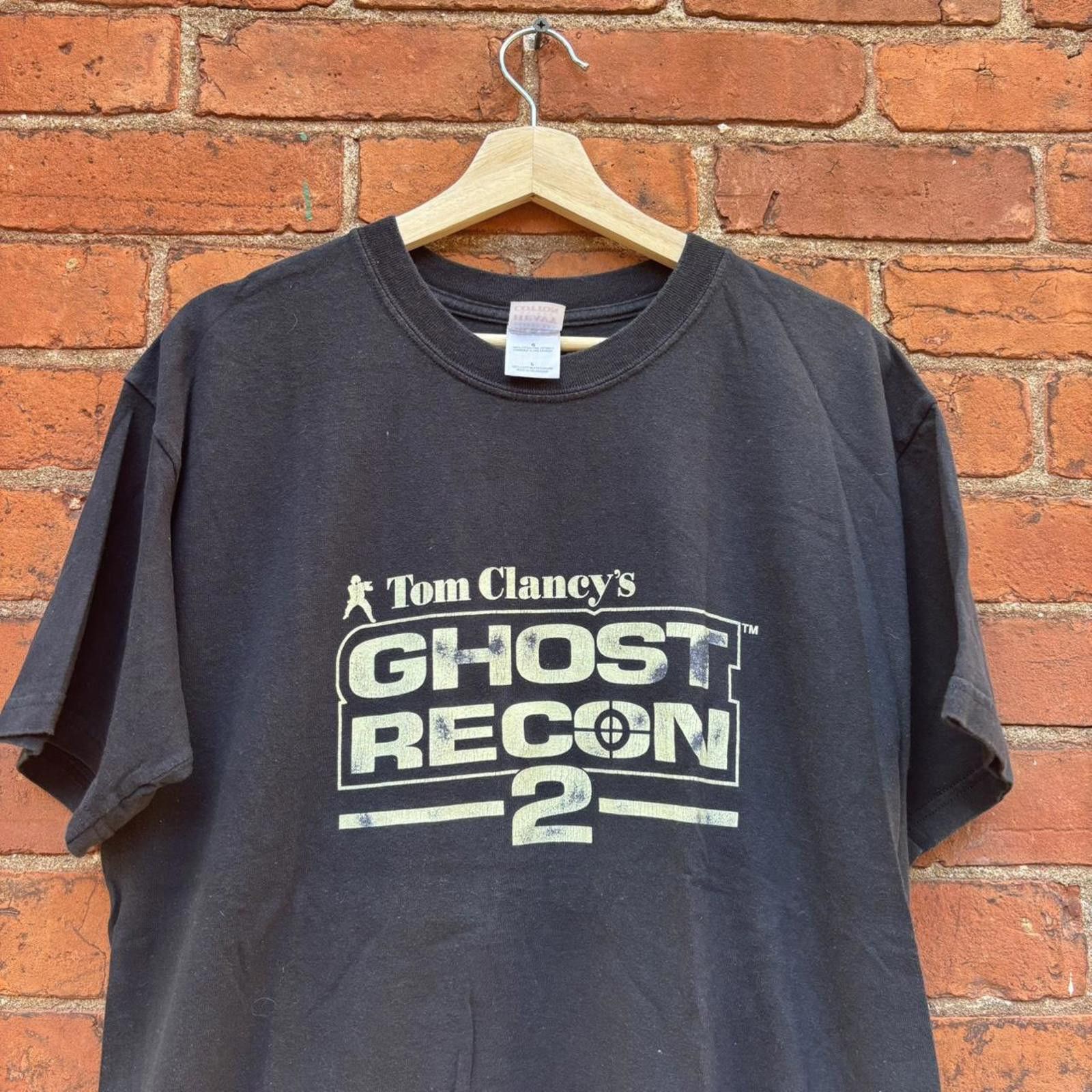 Fruit Of The Loom Vintage tom Clancy’s ghost recon 2 t shirt 00s L Size US L / EU 52-54 / 3 - 2 Thumbnail