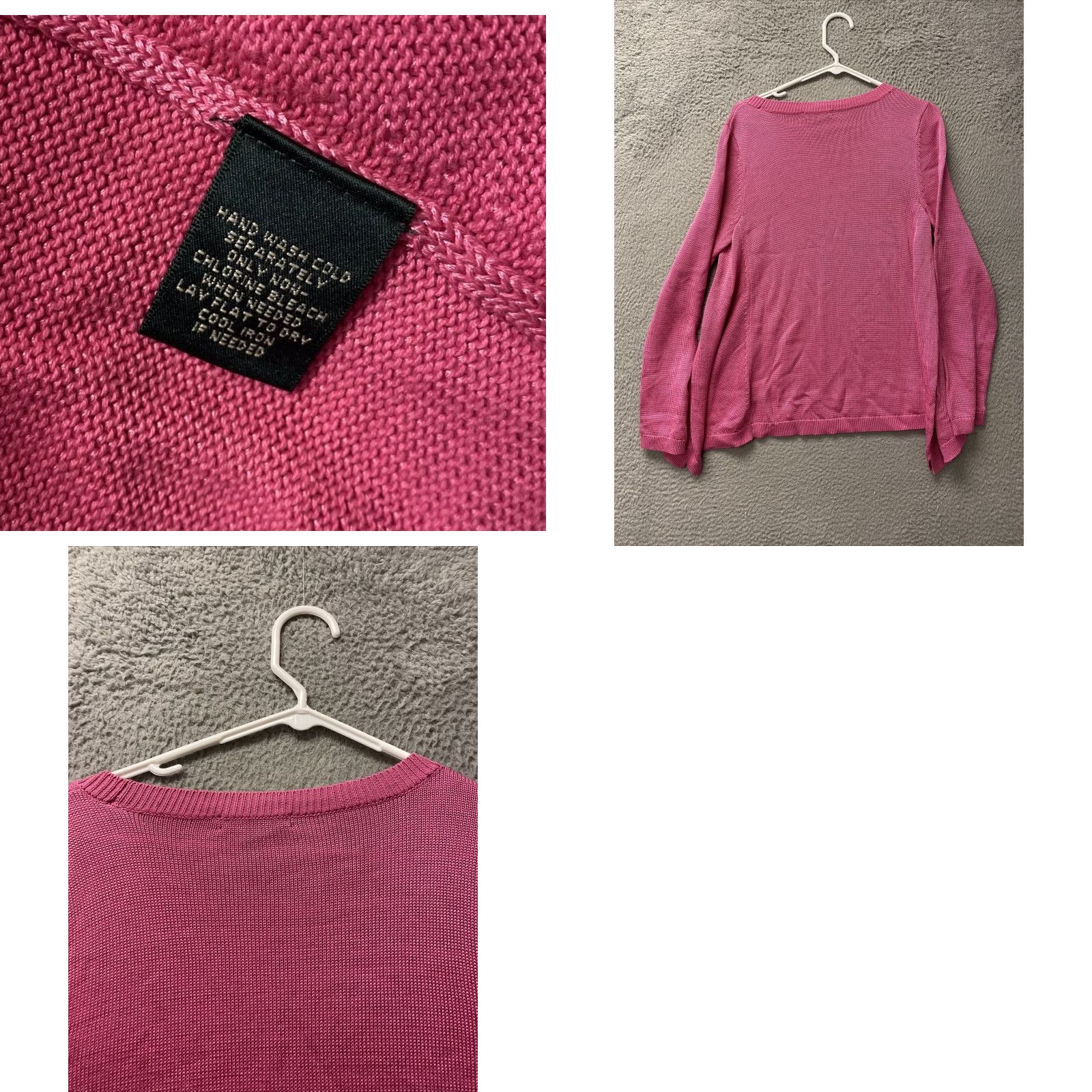 Ralph Lauren Lauren Ralph Lauren Sweater Women's Large Hot Pink Pullover 47-78 Size L / US 10 / IT 46 - 8 Thumbnail