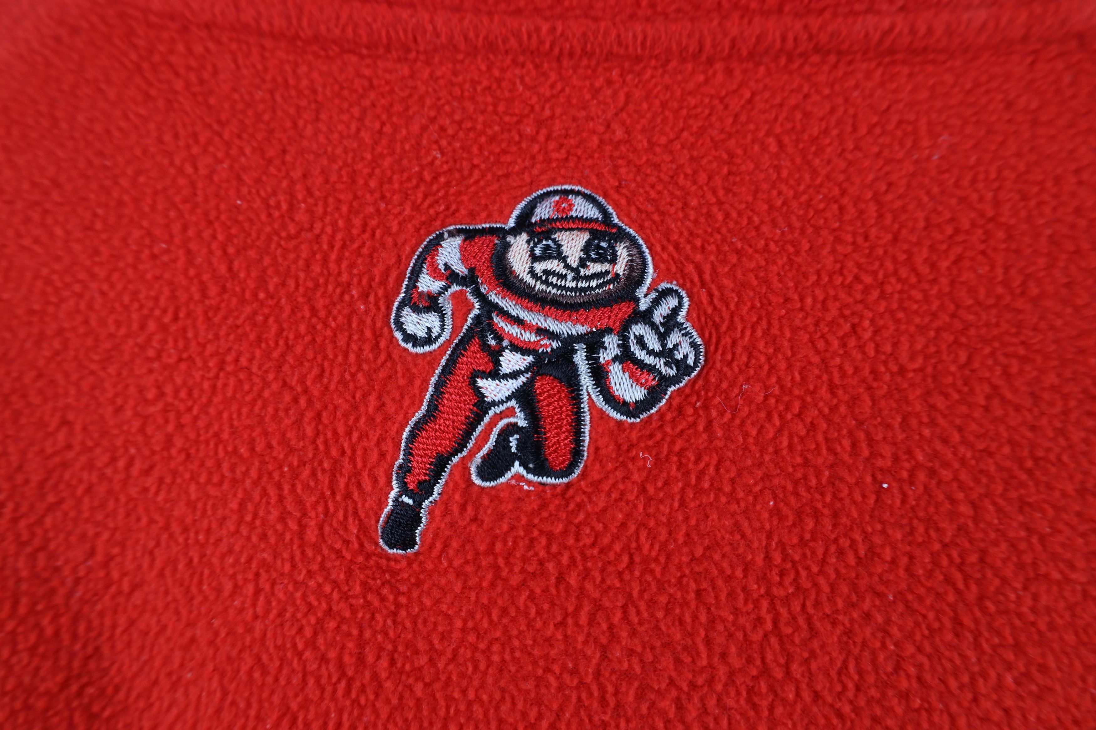 Vintage Vintage 90s Y2K Brutus Ohio State University Fleece Jacket Size US XXL / EU 58 / 5 - 14 Thumbnail