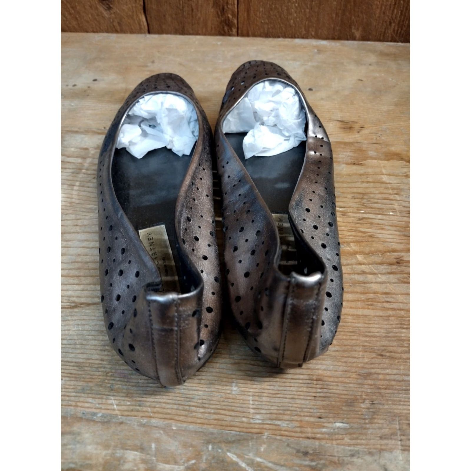 Stella McCartney Stella McCartney Ballet Flats Prism Rose gunmetal silver Round Toe Slip On 9.5 Womens Flats Ballet Multicolor Silver Round Toe Casual Size US 10 / IT 40 - 4 Thumbnail