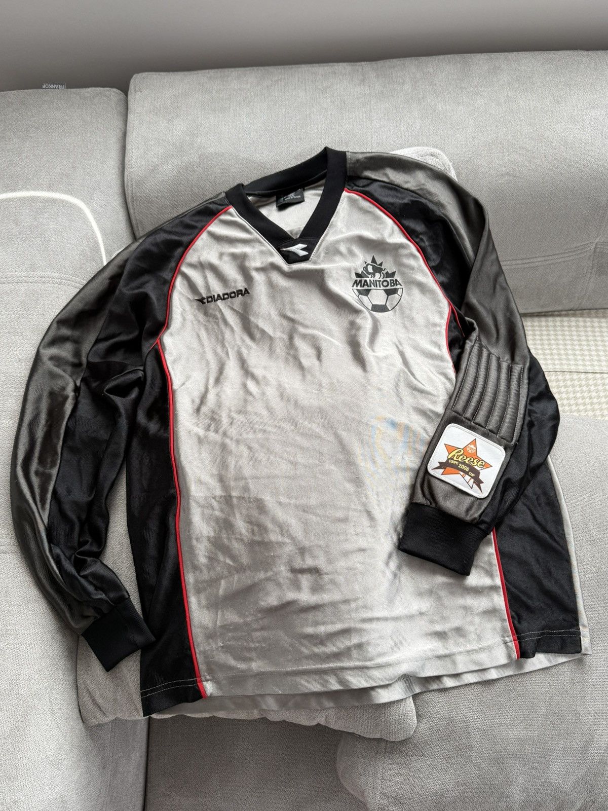 Diadora FC Manitoba Match Worn 2006 Canada Reese Goalkeeper Jersey Size US M / EU 48-50 / 2 - 1 Thumbnail