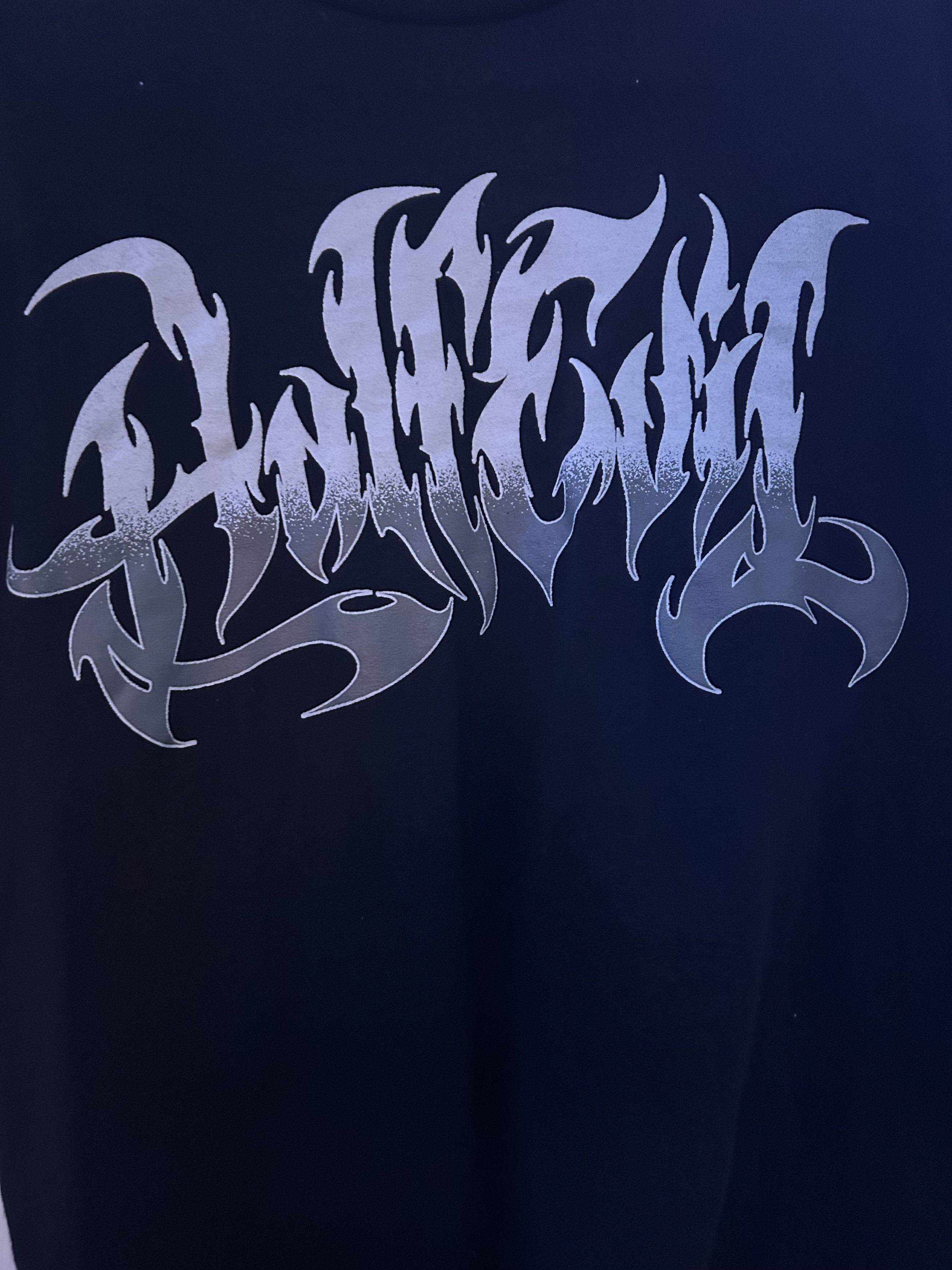Half Evil Half Evil Black Graphic Logo T-shirt Size US M / EU 48-50 / 2 - 2 Thumbnail