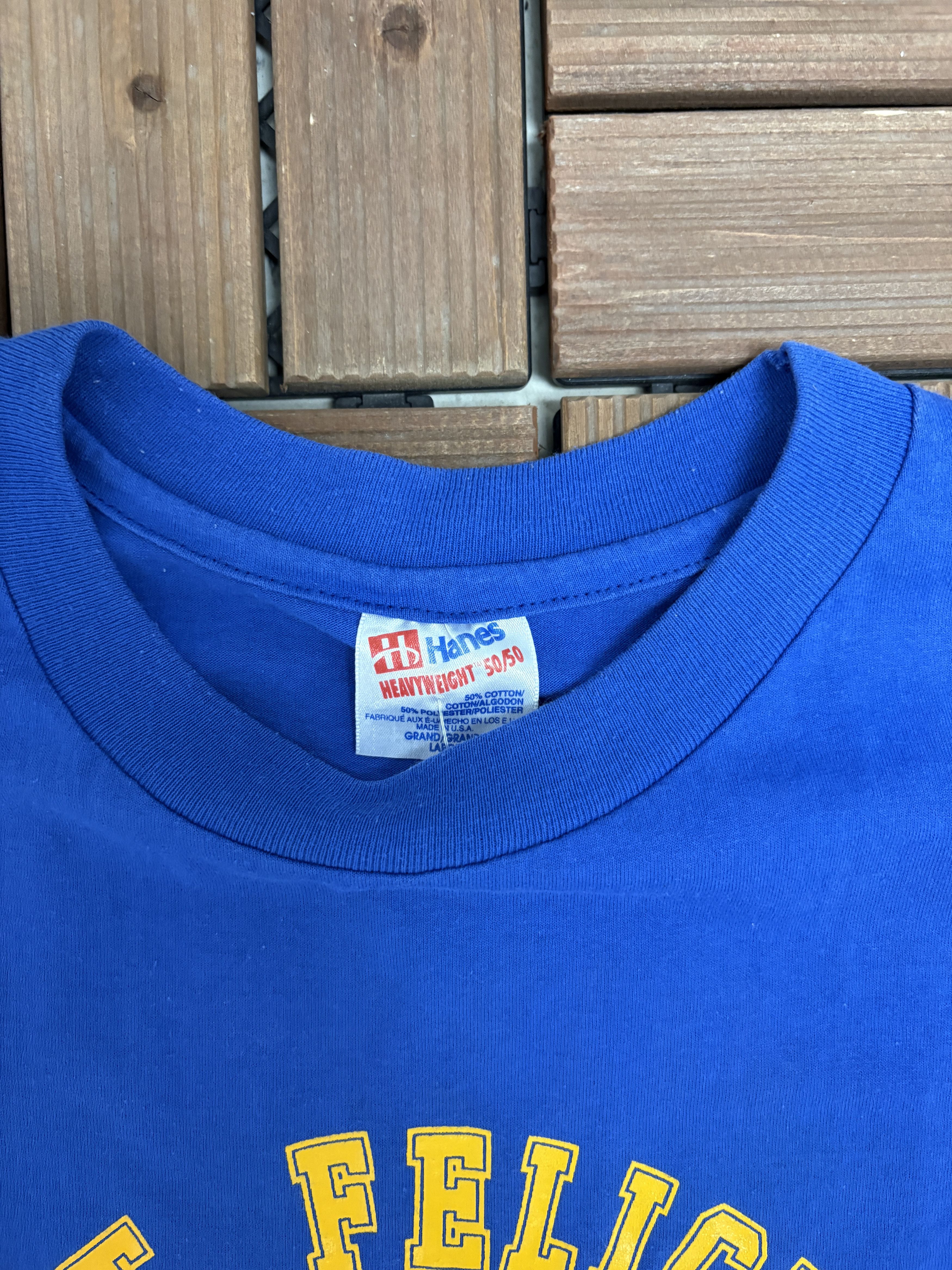 Vintage West Feliciana Navy Saints Vintage Made in USA T-Shirt Tee Size US L / EU 52-54 / 3 - 5 Thumbnail