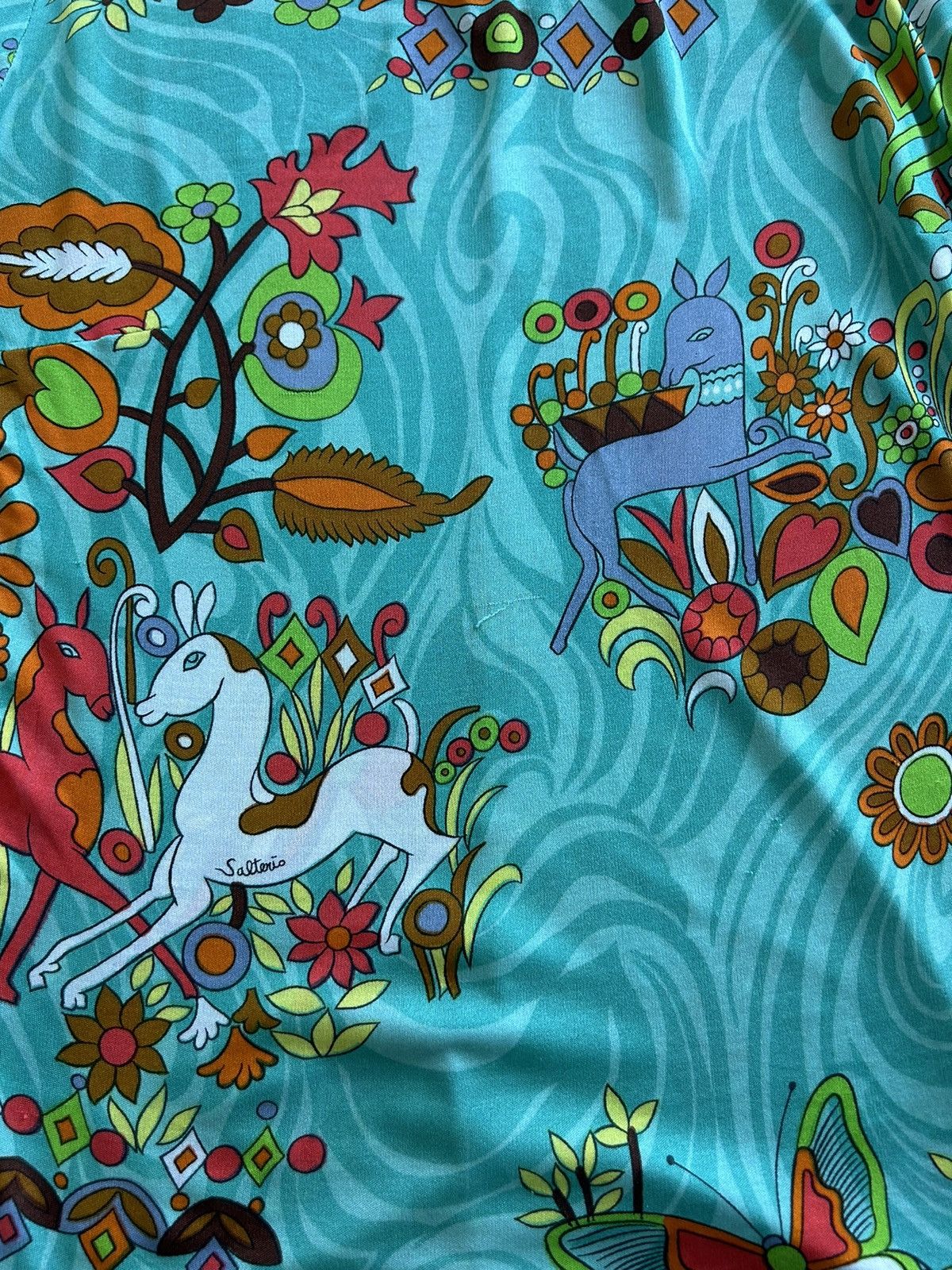 Vintage Vintage Silk Gorgeous Long sleeve top Salterio Archival Size XS / US 0-2 / IT 36-38 - 5 Thumbnail