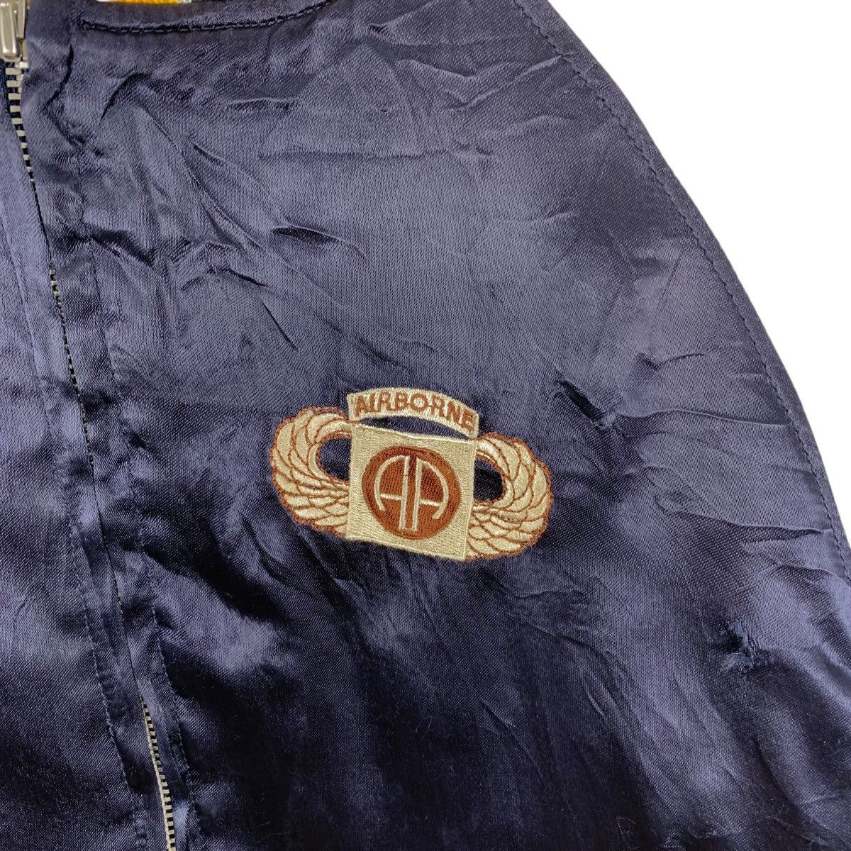 Vintage Vintage ALL AMERICANS AIRBORNE Military Sukajan Bomber Size US M / EU 48-50 / 2 - 7 Thumbnail