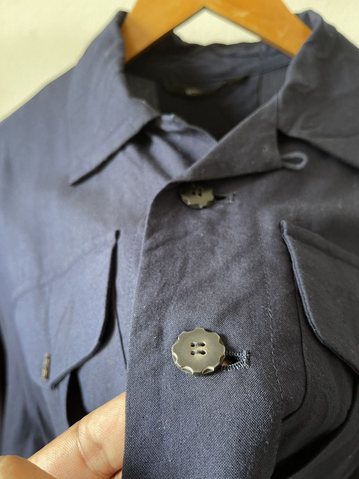 Yohji Yamamoto 90s WorkShop Yohji Yamamoto Rayon Dress A4 Size L / US 10 / IT 46 - 9 Thumbnail