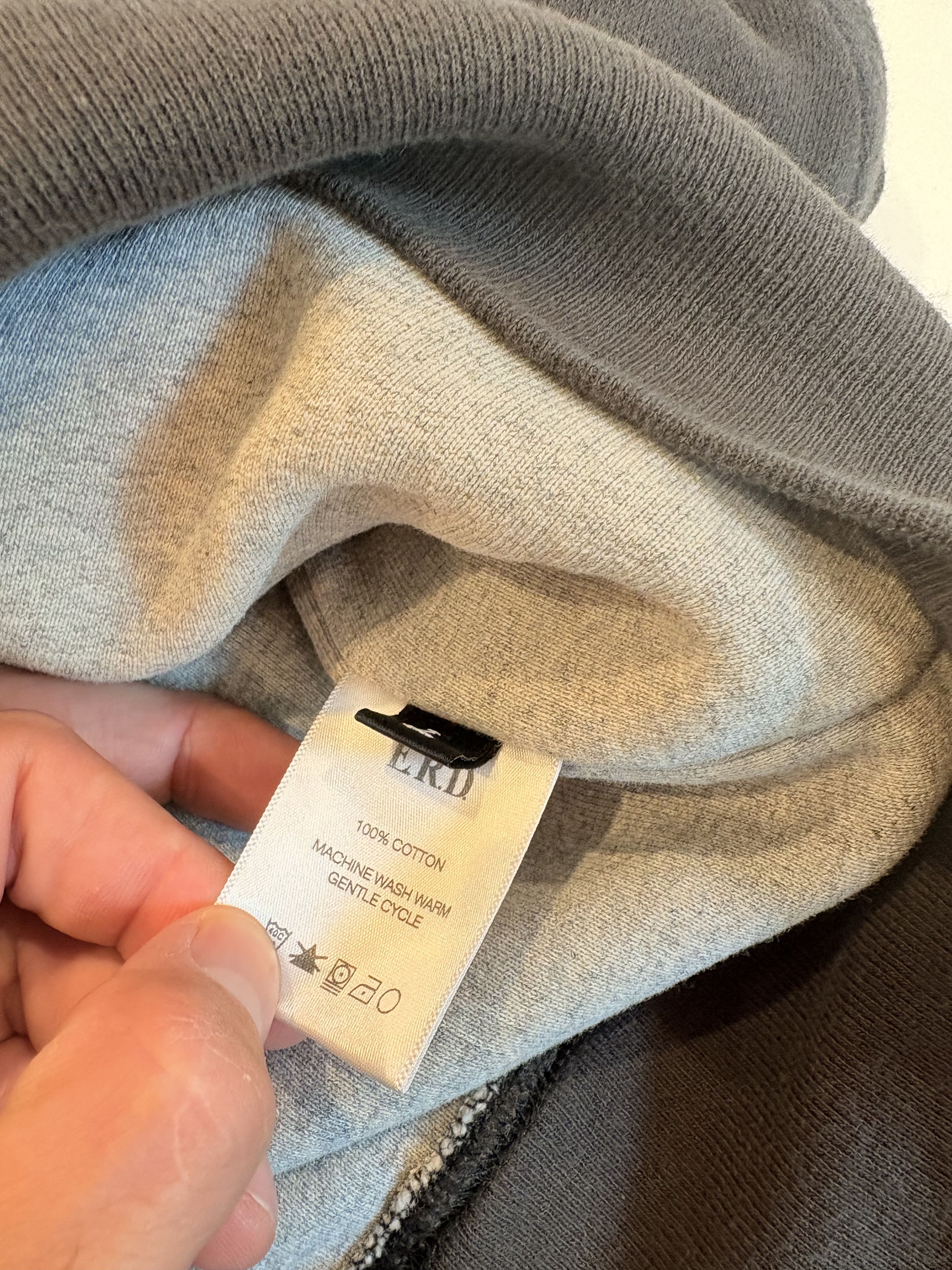 Enfants Riches Deprimes LINED RAGLAN LOGO SWEATSHIRT Size US L / EU 52-54 / 3 - 5 Thumbnail