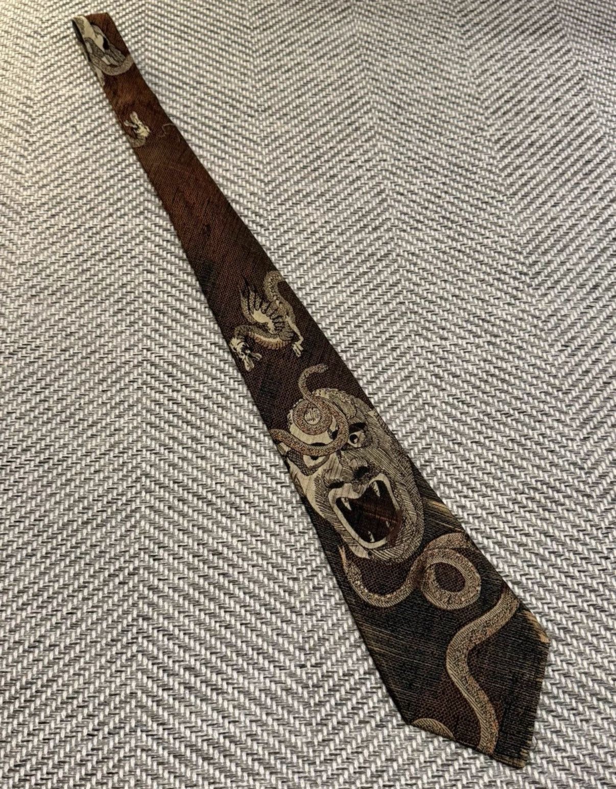 Jean Paul Gaultier Jean Paul Gaultier HOMME Stone Mask Tie K24 Size ONE SIZE - 2 Thumbnail