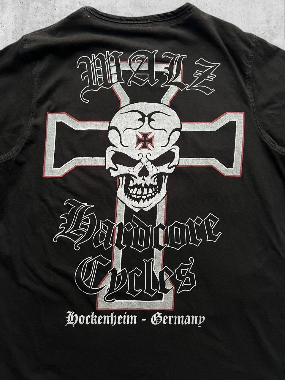 Vintage HARDCORE FOR LIFE SKULL BIKERS TEE T SHIRT VINTAGE band Size US M / EU 48-50 / 2 - 5 Thumbnail