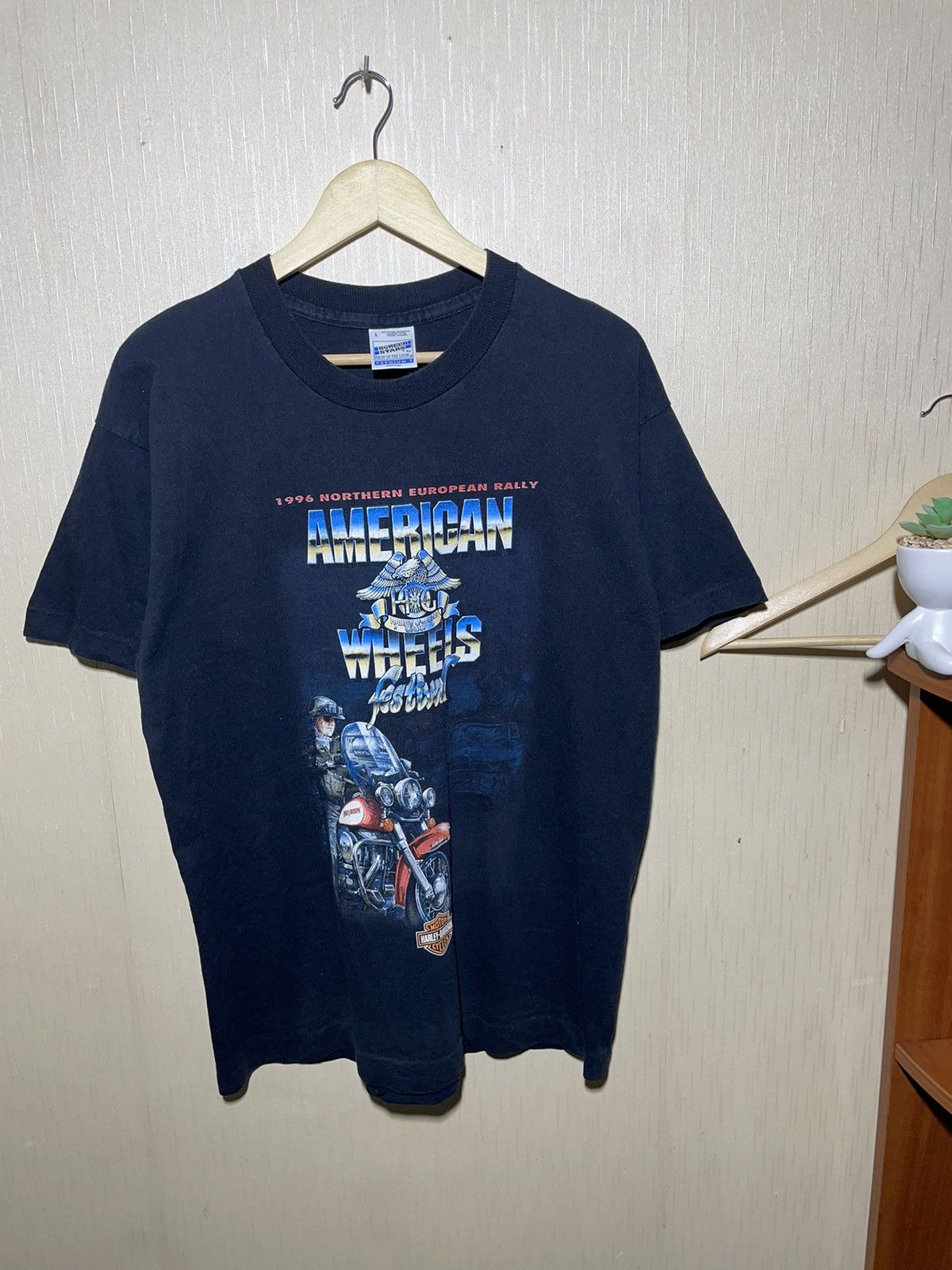 Harley Davidson × Vintage Harley Davidson 1996 vintage T shirt Size US L / EU 52-54 / 3 - 1 Thumbnail