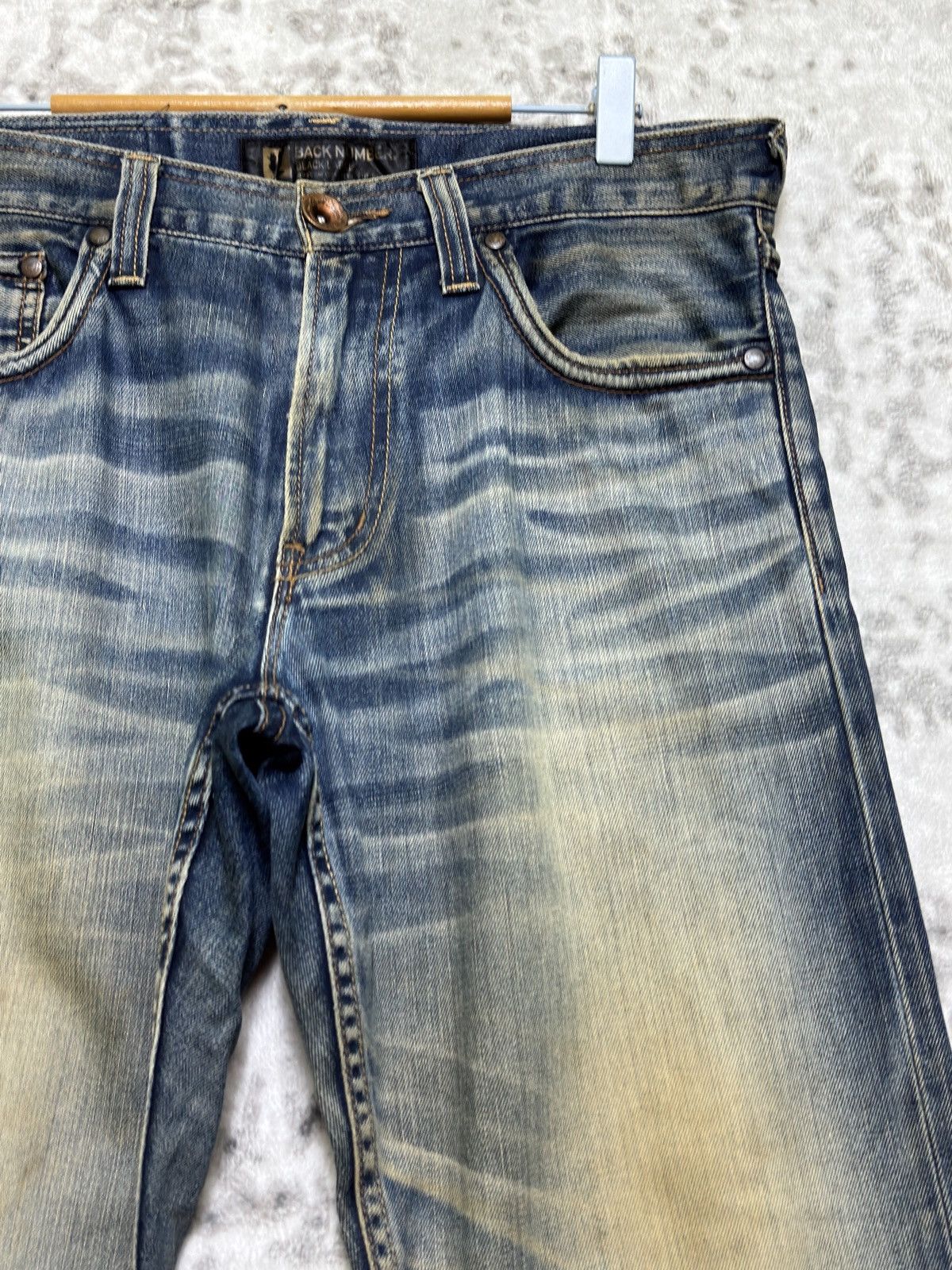 Vintage Vintage Archive Back Number Heavy Whisker Mud Wash Denim Size US 32 / EU 48 - 5 Thumbnail