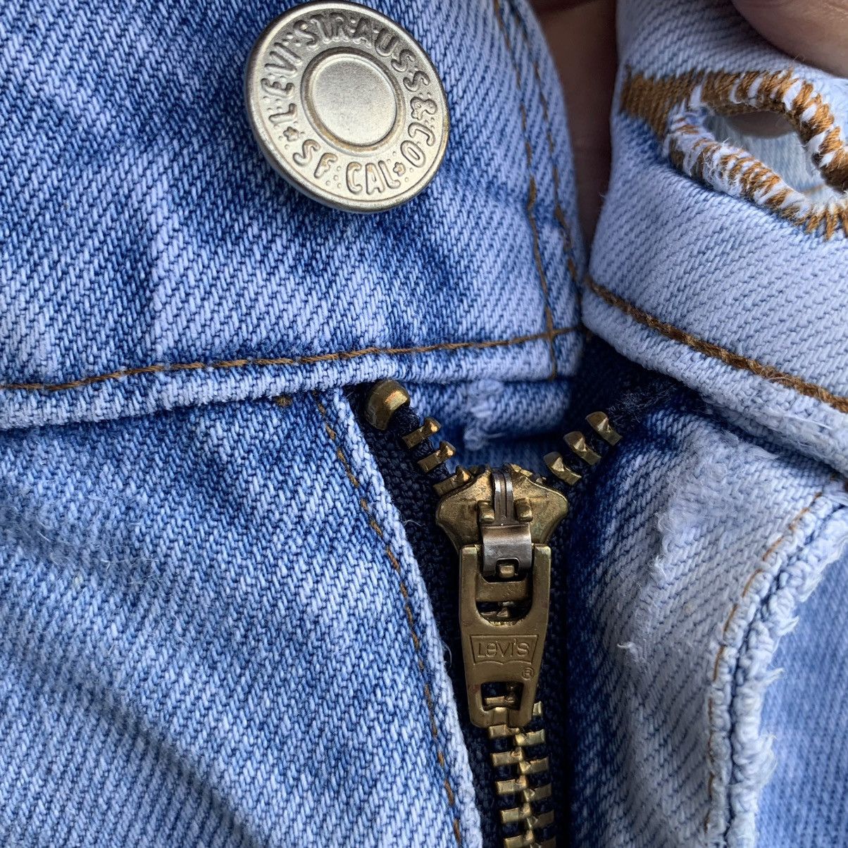 Levi's Vintage Clothing Vintage 90s Levis Big E Silvertab Distressed Denim Jeans W28 Size US 28 / EU 44 - 9 Thumbnail