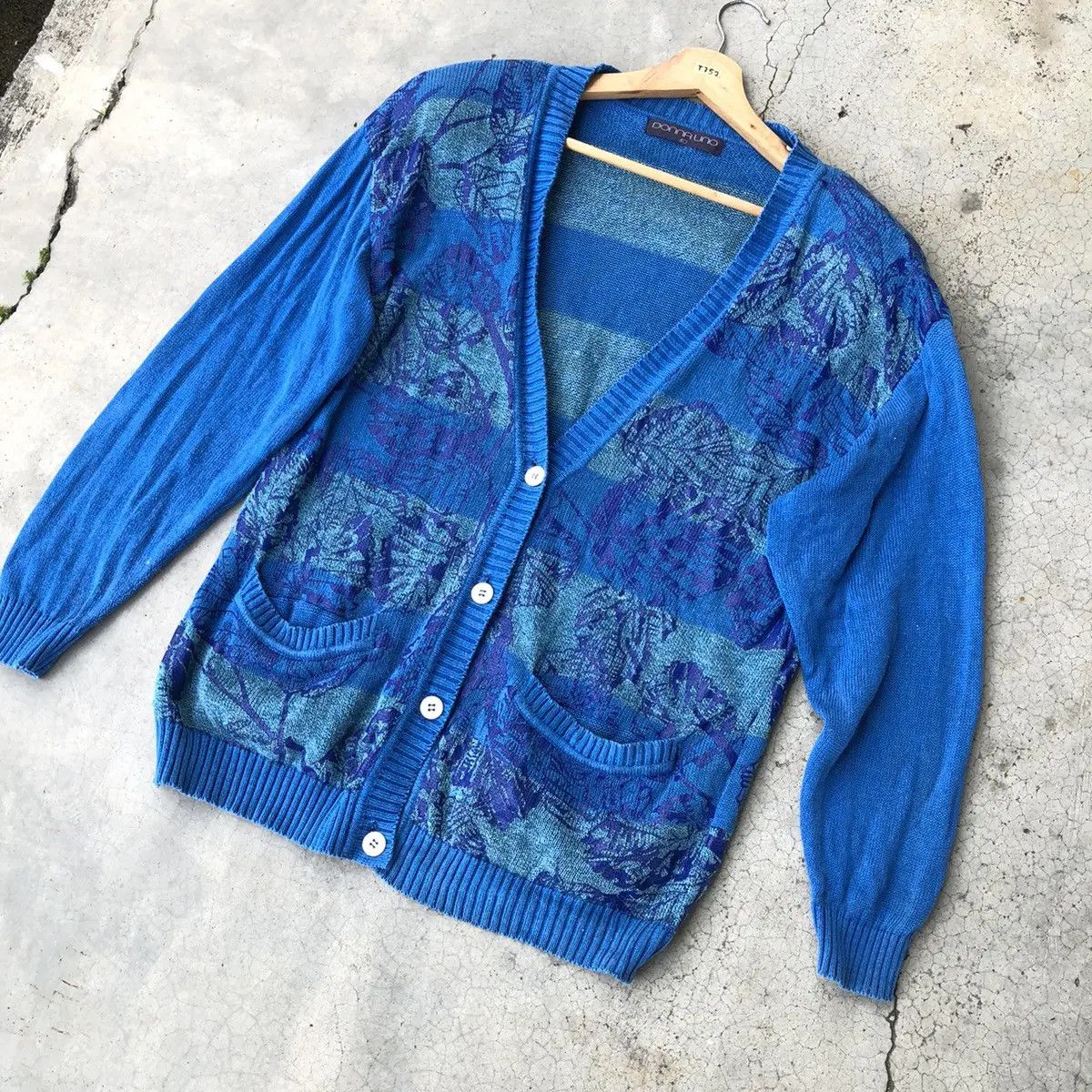 Japanese Brand 💥Cardigan Vintage Donnauno Strecth/Memeri Stripe Nice Desig Size M / US 6-8 / IT 42-44 - 2 Thumbnail