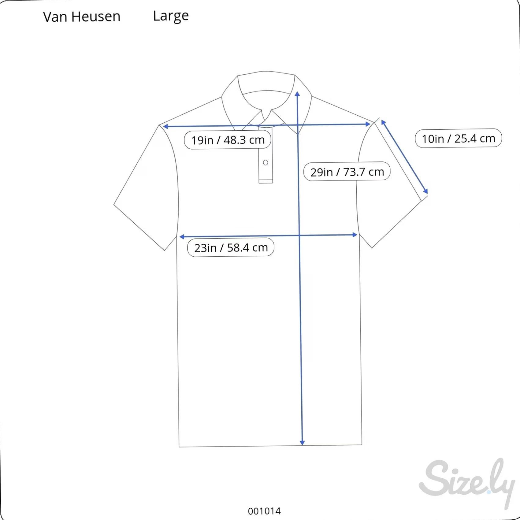Van Heusen Van Heusen Mens Large Light Blue Stripe Golf Polo Shirt Short Sleeve Size US L / EU 52-54 / 3 - 8 Thumbnail