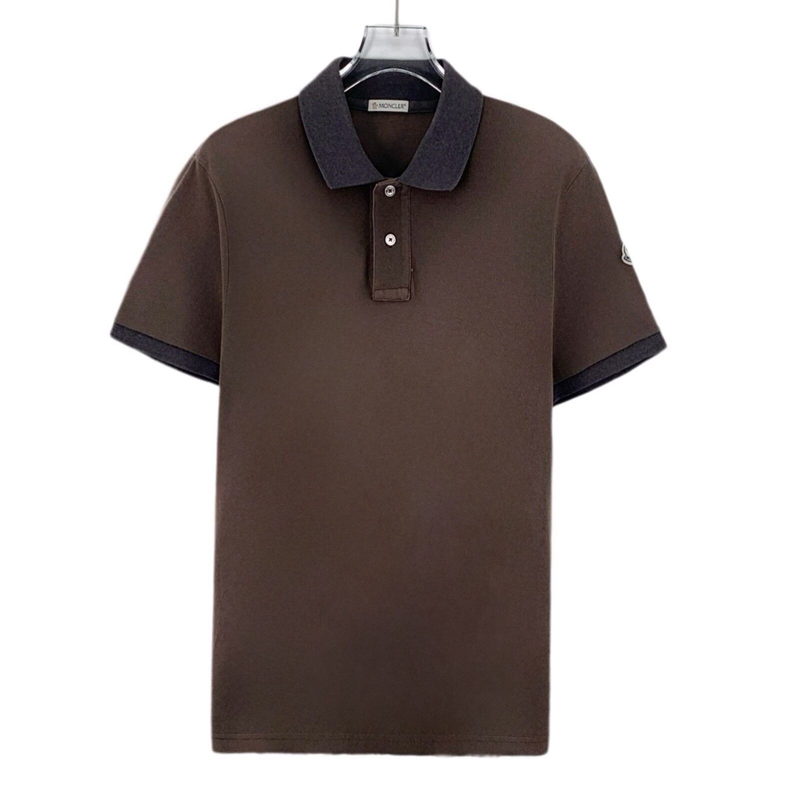 Moncler Moncler Cotton White Polo S Men Size US S / EU 44-46 / 1 - 1 Thumbnail