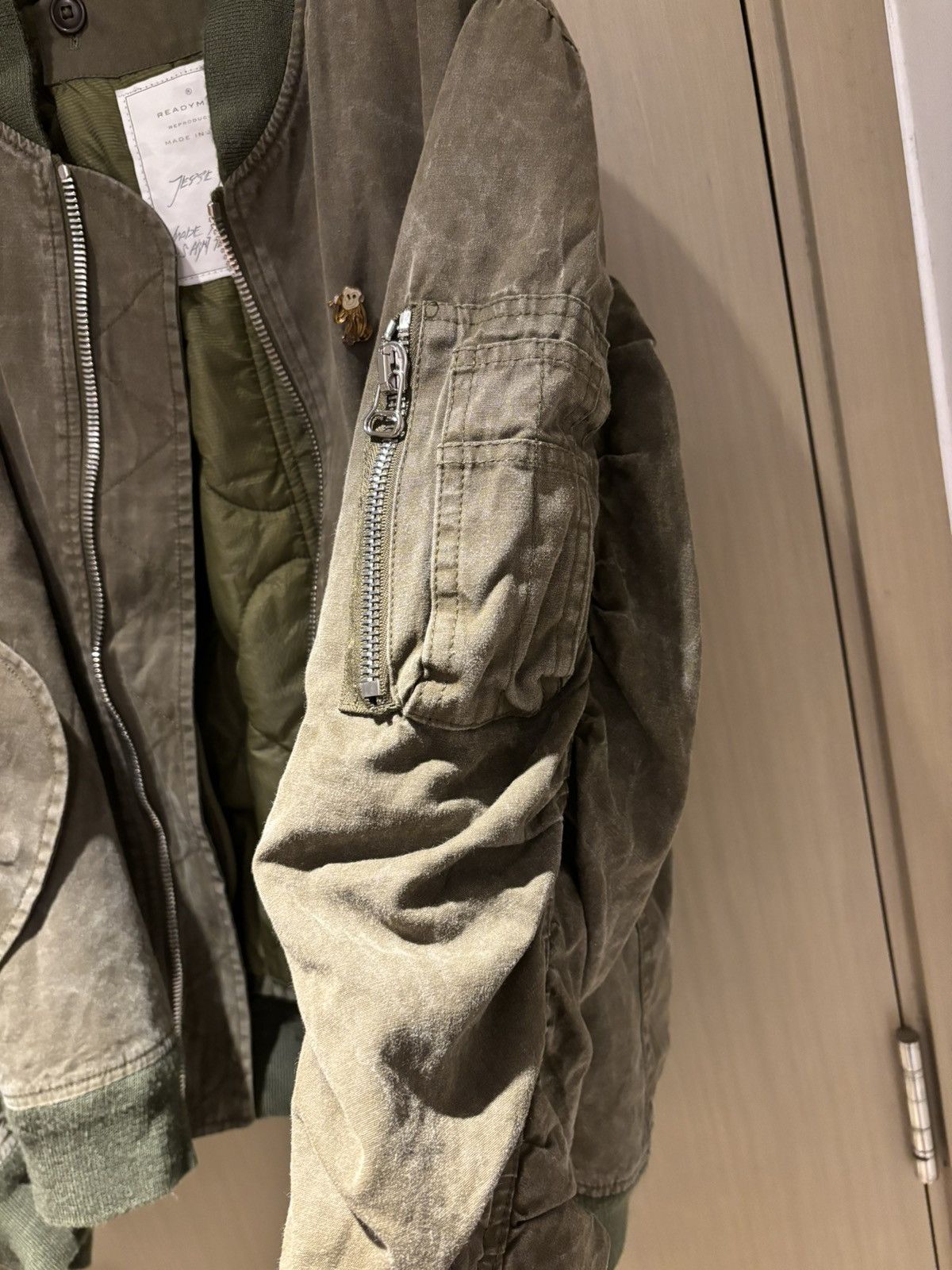 READYMADE Readymade Jesse MA-1 Bomber Jacket Olive Size US M / EU 48-50 / 2 - 6 Thumbnail