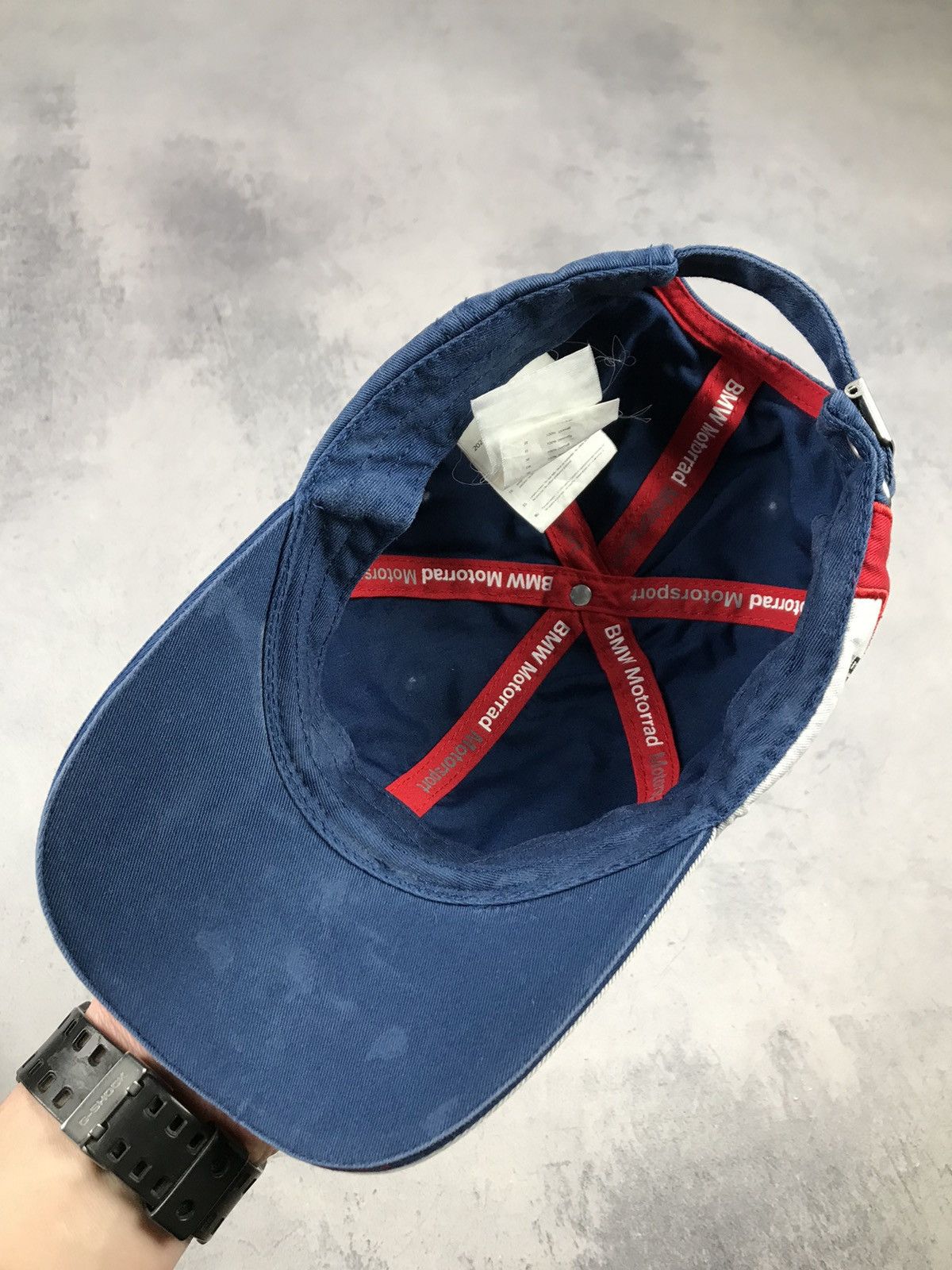 BMW × Vintage Vintage BMW Motorcycles Motorsport Racing Hat Cap Size ONE SIZE - 8 Thumbnail
