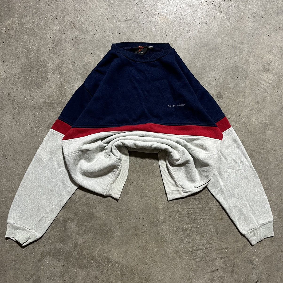 Dunlop RARE Vintage 1980s Dunlop Crewneck W/ Pockets - Men's Large Size US L / EU 52-54 / 3 - 1 Thumbnail