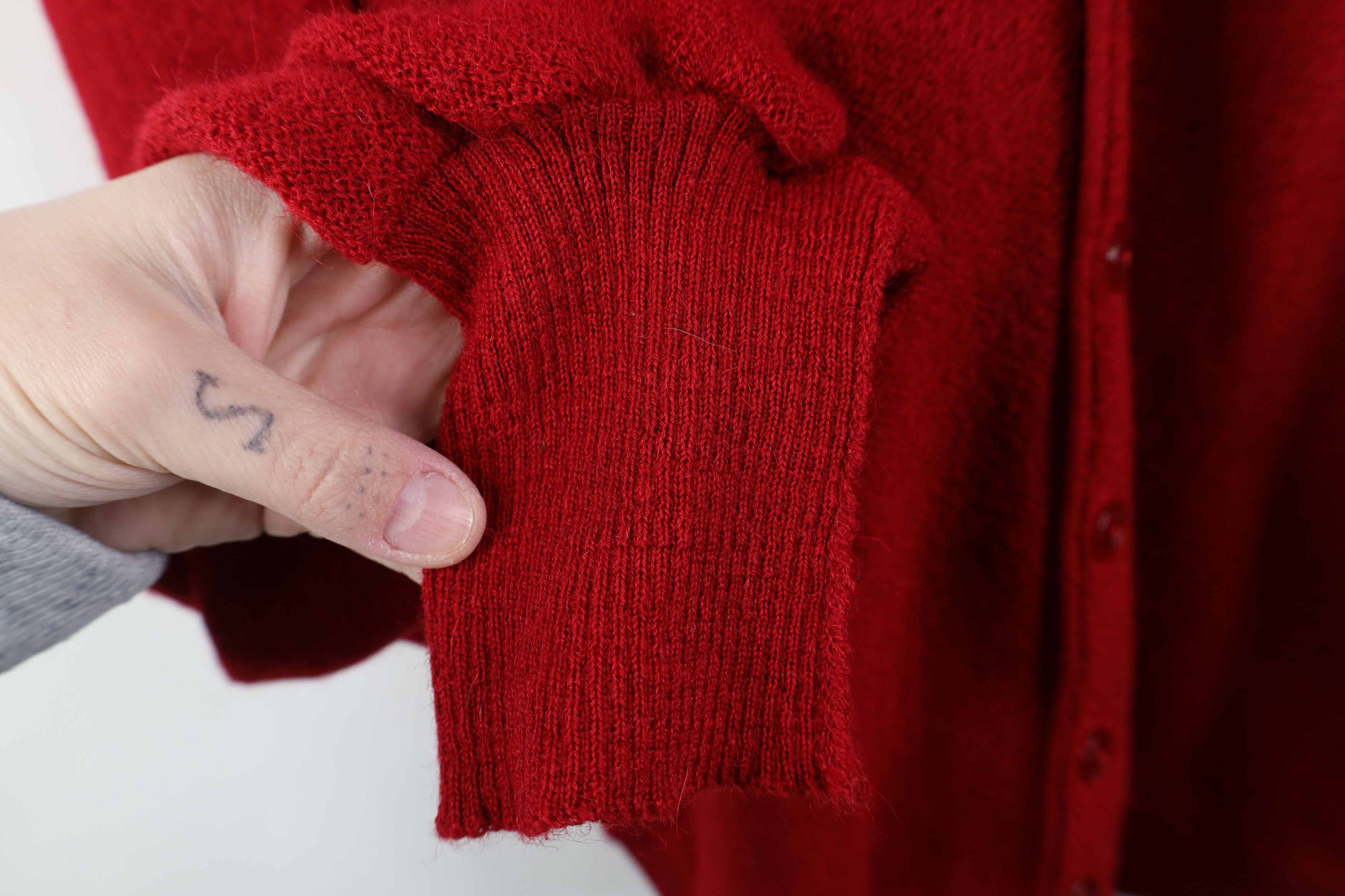 Vintage Vintage 70s Streetwear Wool Blend Knit Cardigan Sweater USA Size US L / EU 52-54 / 3 - 5 Thumbnail