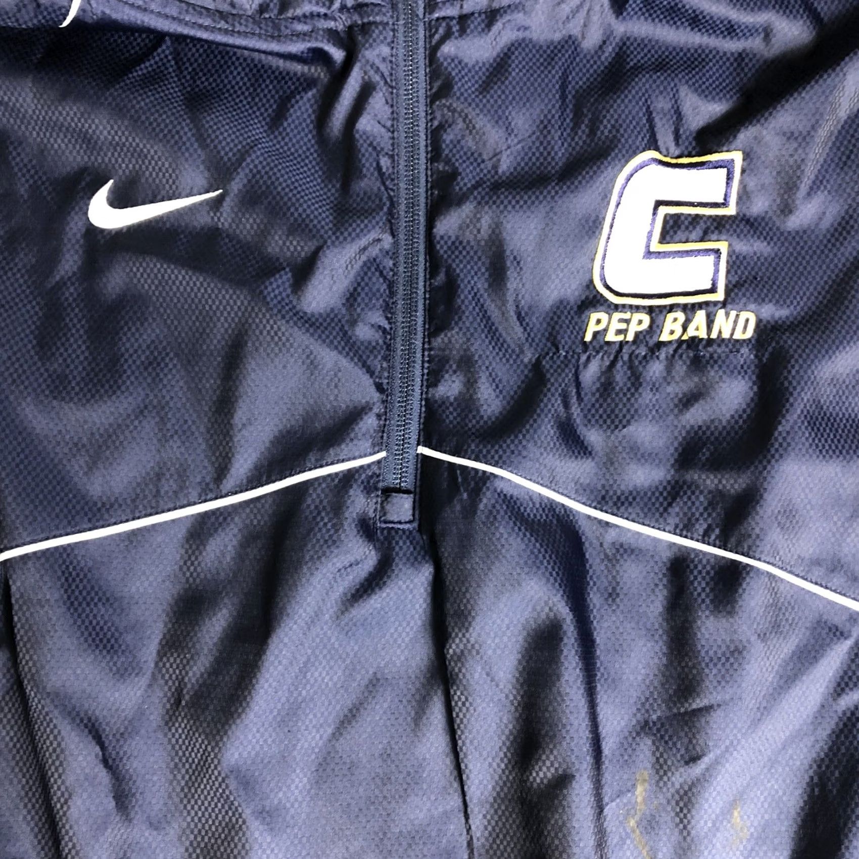 Nike Nike Mens Size Small Blue Pullover Hoodie Quarter Zip Polyester J64 - Athletic Style Size US S / EU 44-46 / 1 - 2 Thumbnail