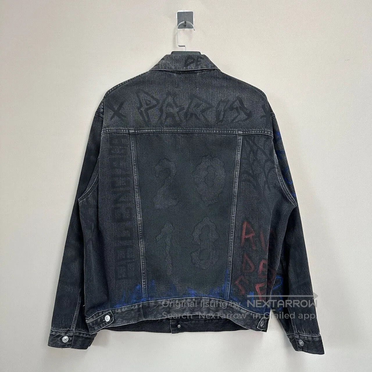 Balenciaga balenciaga graffiti print denim jacket size 46. Size US L / EU 52-54 / 3 - 2 Thumbnail