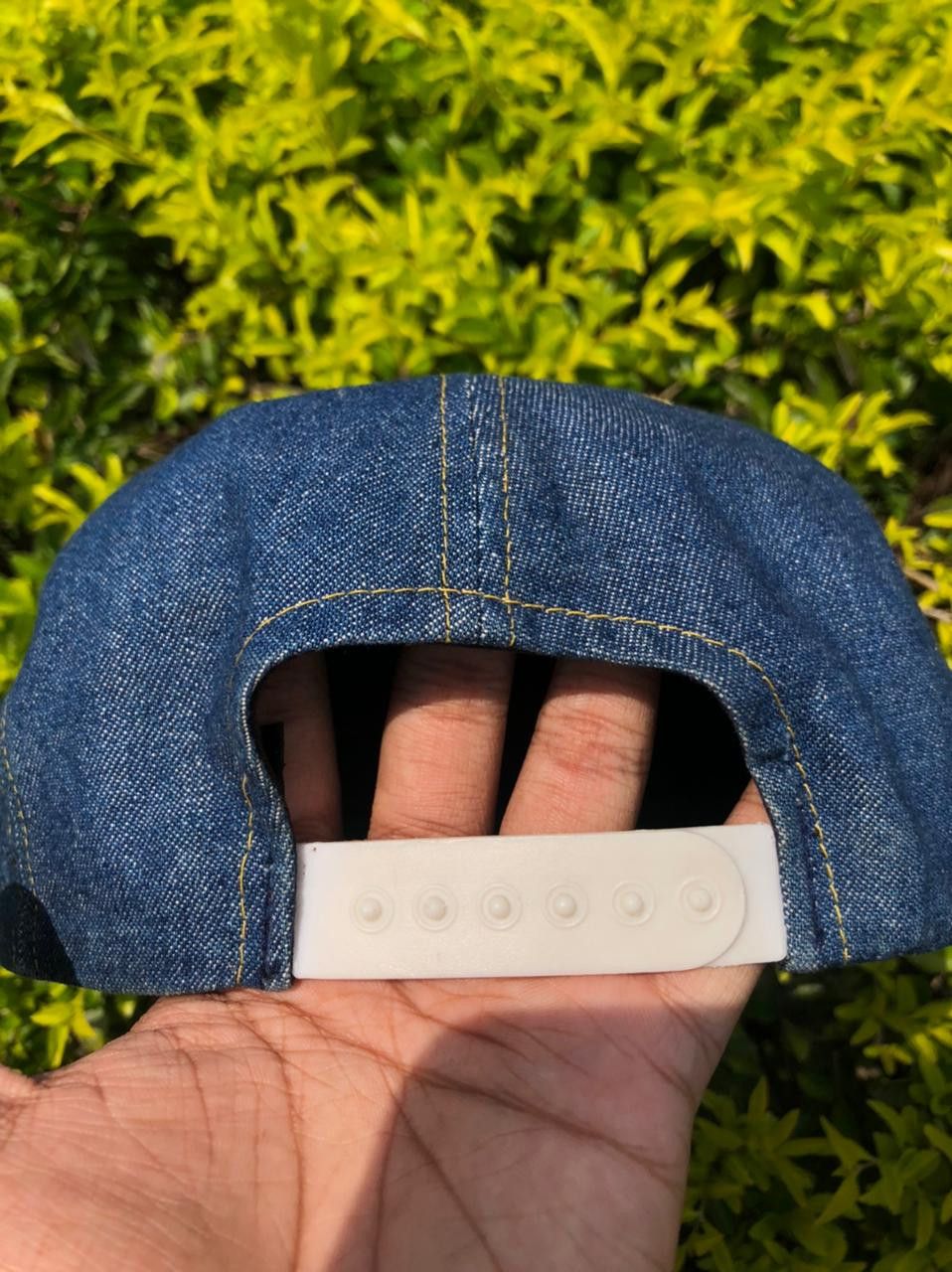 Disney Vintage Disneyland tokyo pocket denim hat Size ONE SIZE - 7 Thumbnail