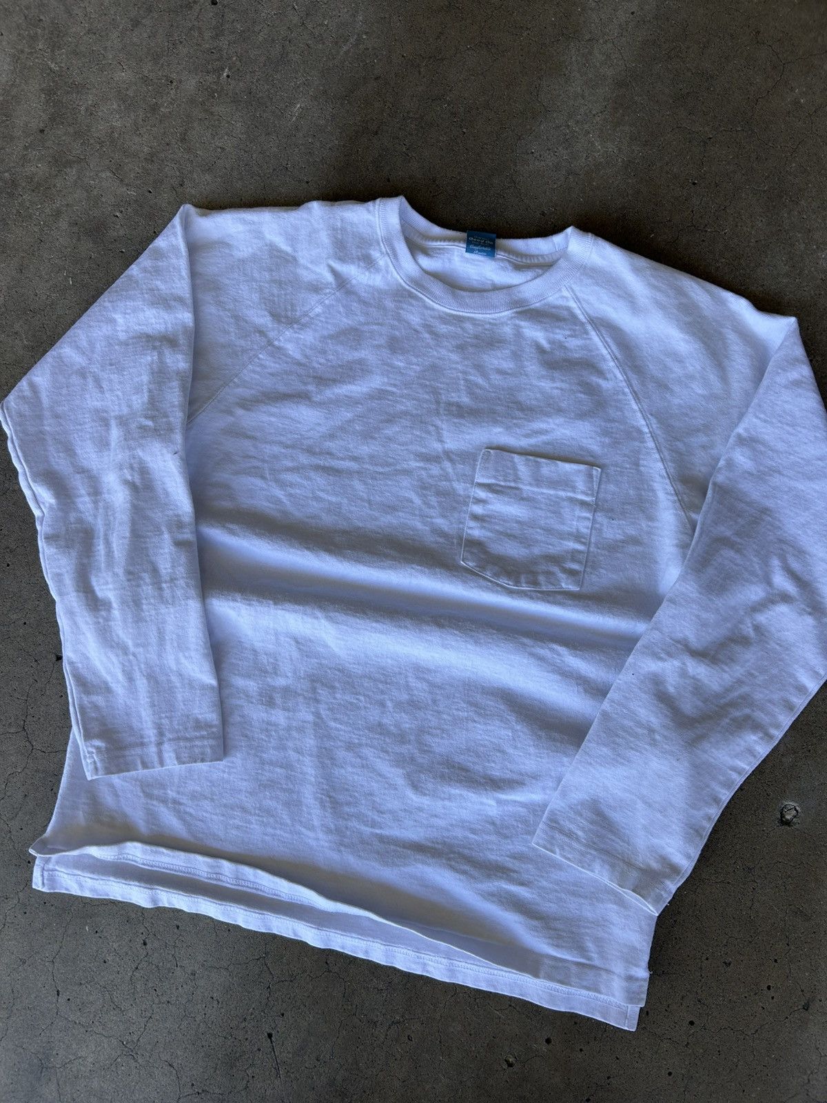 Other Good On white longsleeve Pocket tee S Size US S / EU 44-46 / 1 - 1 Thumbnail