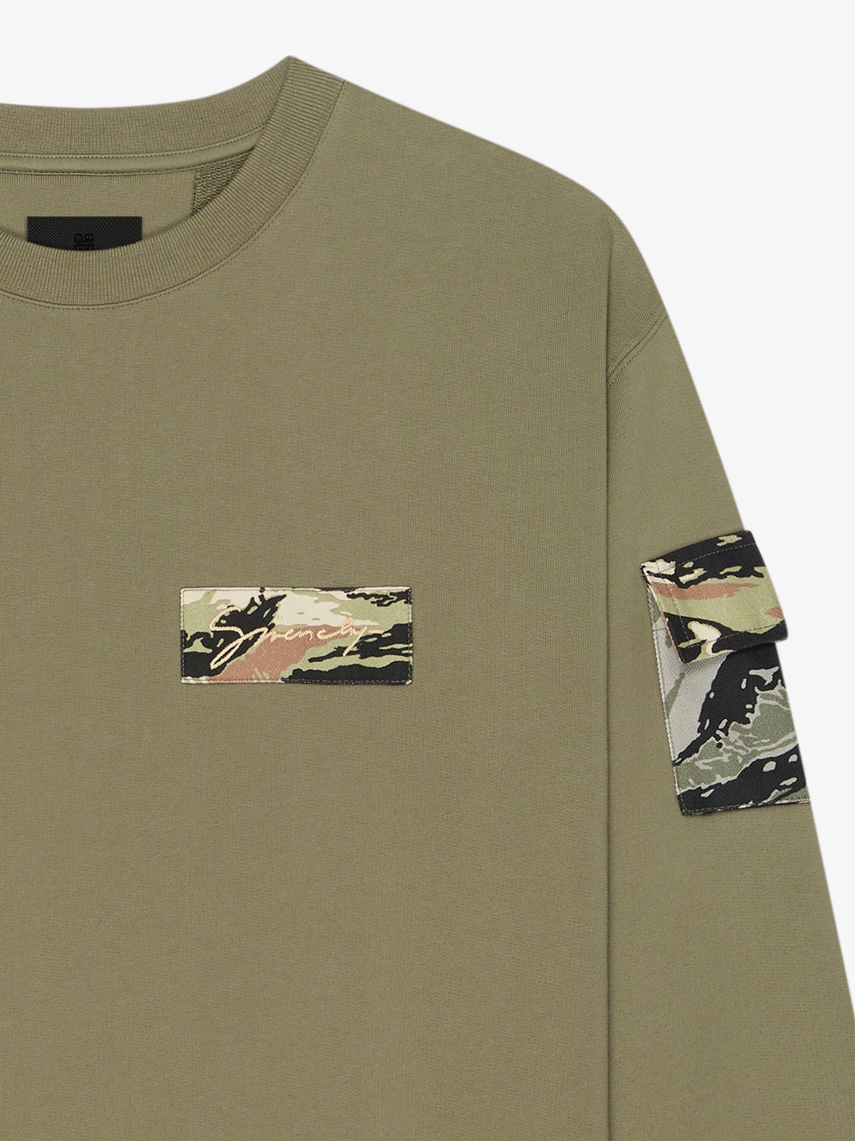 Givenchy oc11z0725 Sweatshirt in Light Khaki Size US XS / EU 42 / 0 - 4 Thumbnail