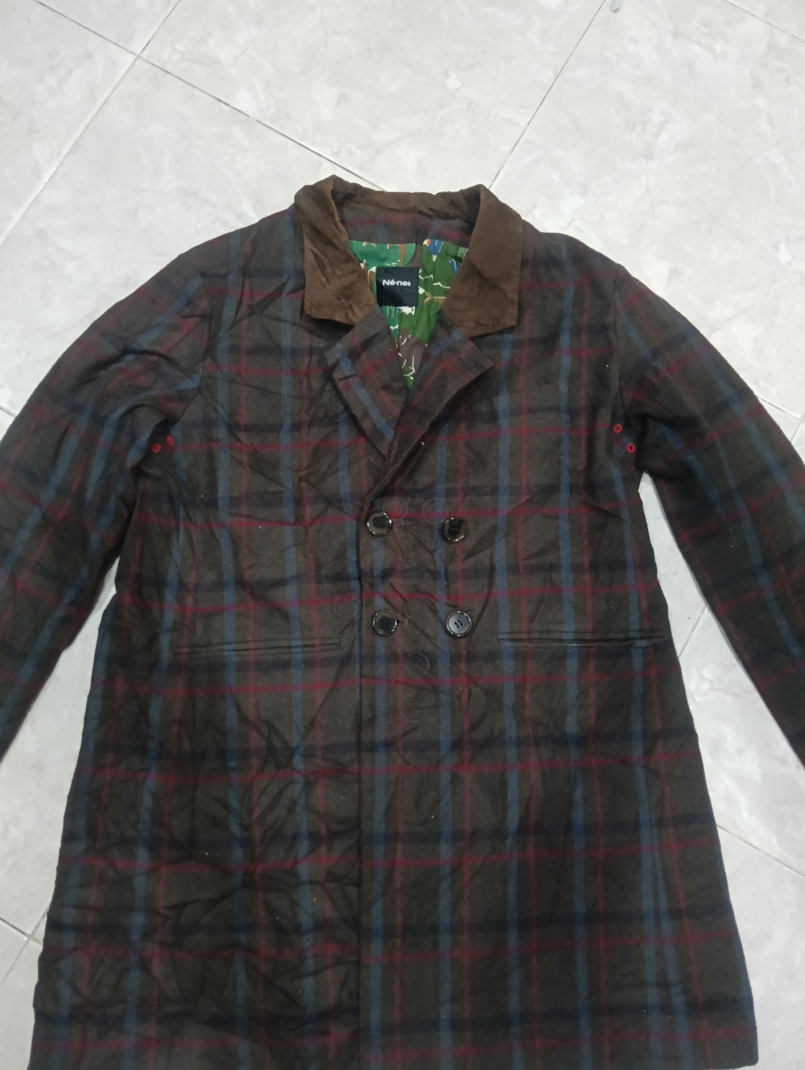 Issey Miyake Vintage Ne Net Issey Miyake Long Coat Jacket Size US M / EU 48-50 / 2 - 3 Thumbnail