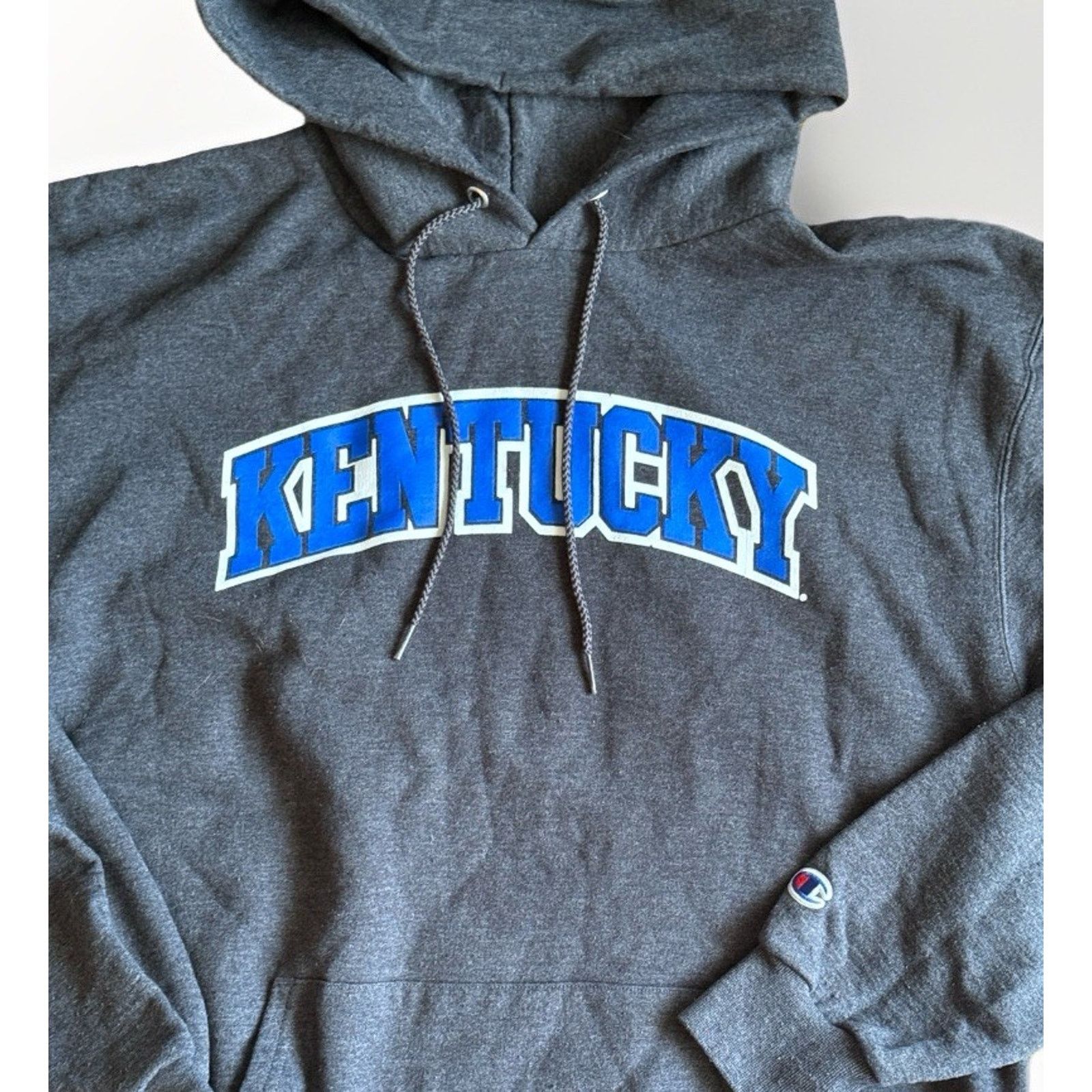 Champion Champion KY Kentucky Wildcats Gray Hoodie Unisex Large NCAA Size US L / EU 52-54 / 3 - 3 Thumbnail