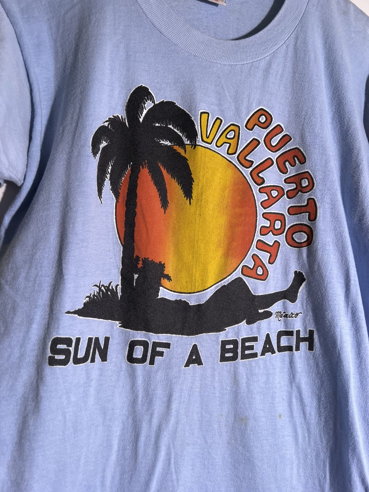 Vintage 80’s 90’s Vintage Puerto Vallarta Sun Of A Beach Retro Shirt Size US M / EU 48-50 / 2 - 3 Thumbnail