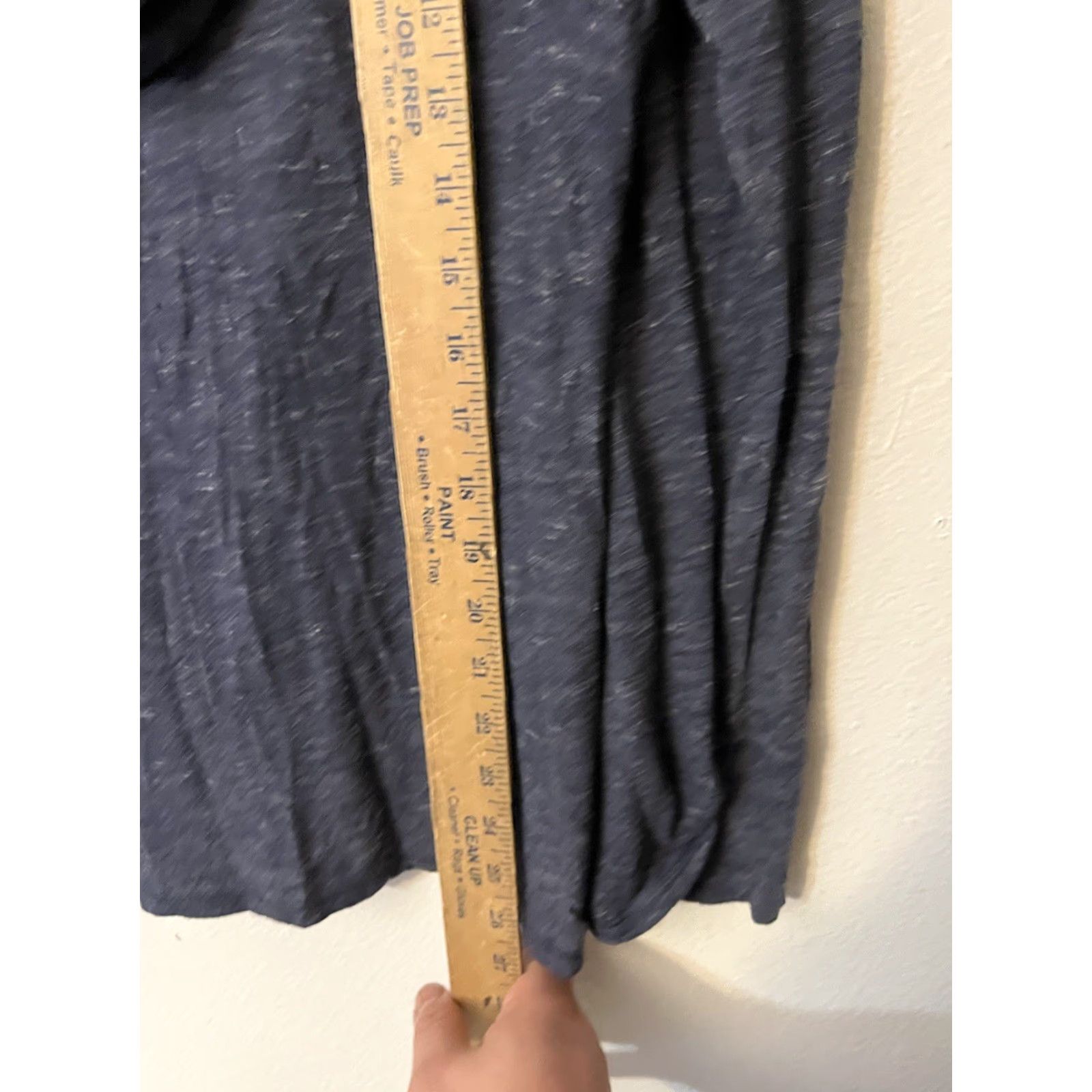 Athleta Athleta Womens XS Twist Front Plunge Hooded Pullover Top Heathered Blue Size XXS / US 00 / IT 34 - 5 Thumbnail