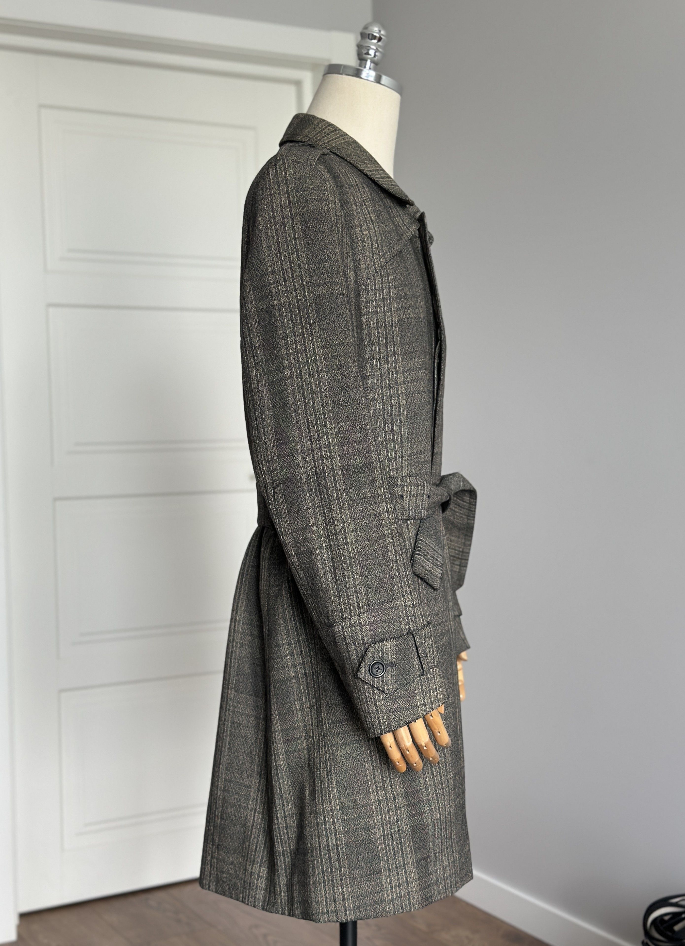 Burberry BURBERRY London Wool Trench Coat With Vintage Effect England Size US M / EU 48-50 / 2 - 8 Thumbnail