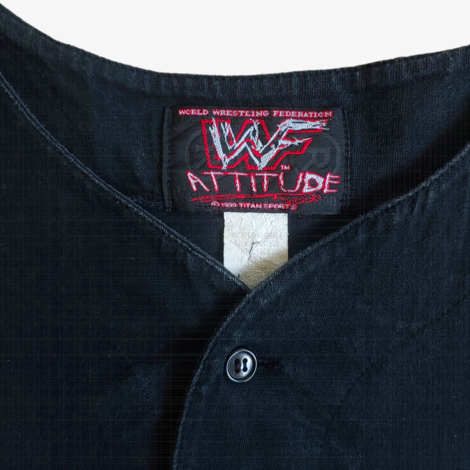 WWF Vintage WWF Stone Cold Steve Austin Rattlesnake Jersey Size US L / EU 52-54 / 3 - 3 Thumbnail