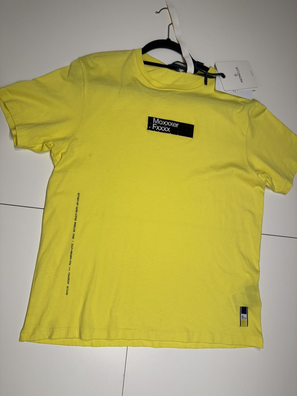 Moncler Yellow Fragment T Shirt