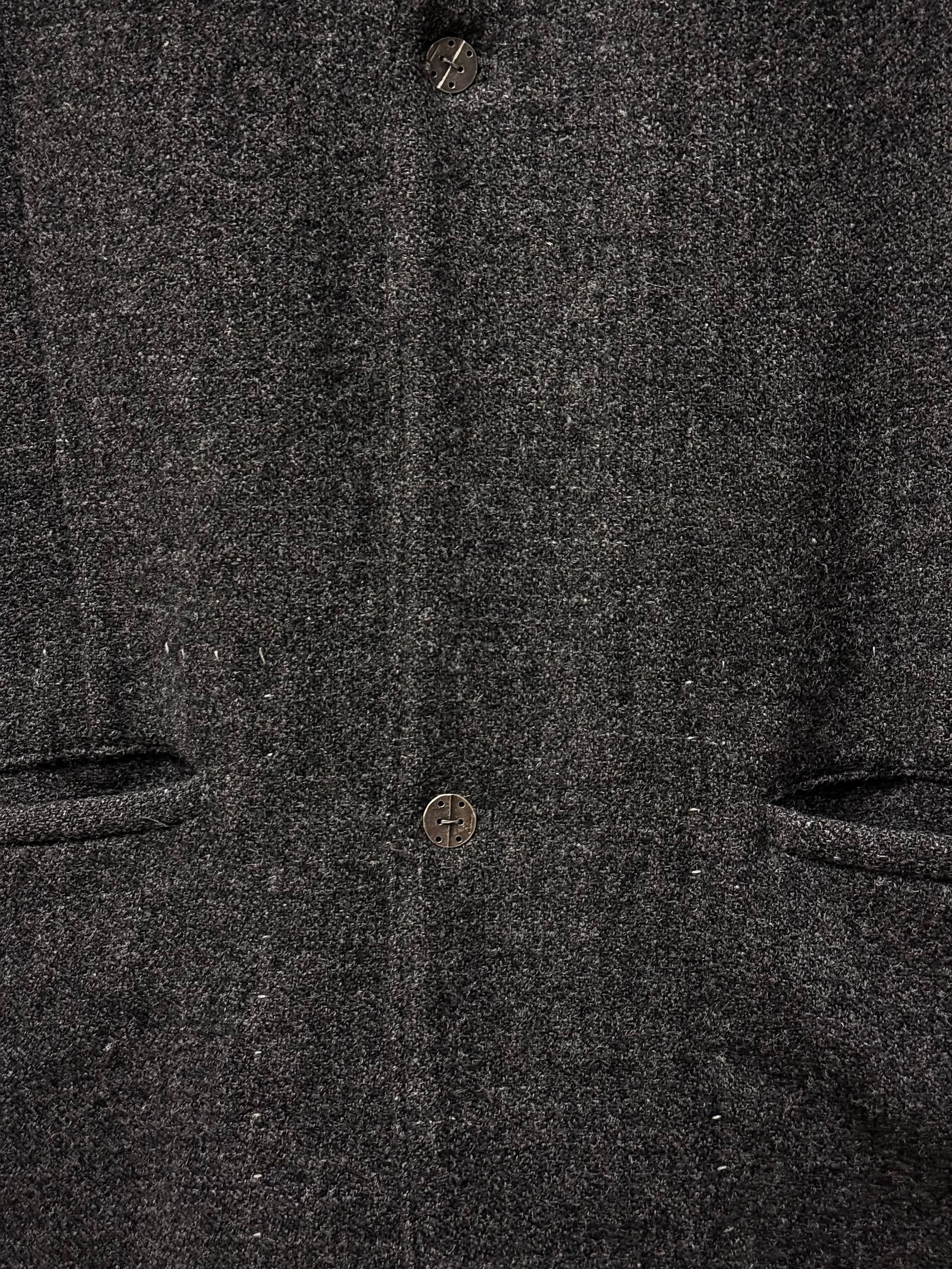 Taichi Murakami Taichi Murakami Cashmere Tweed High Neck Coat Size US M / EU 48-50 / 2 - 5 Thumbnail