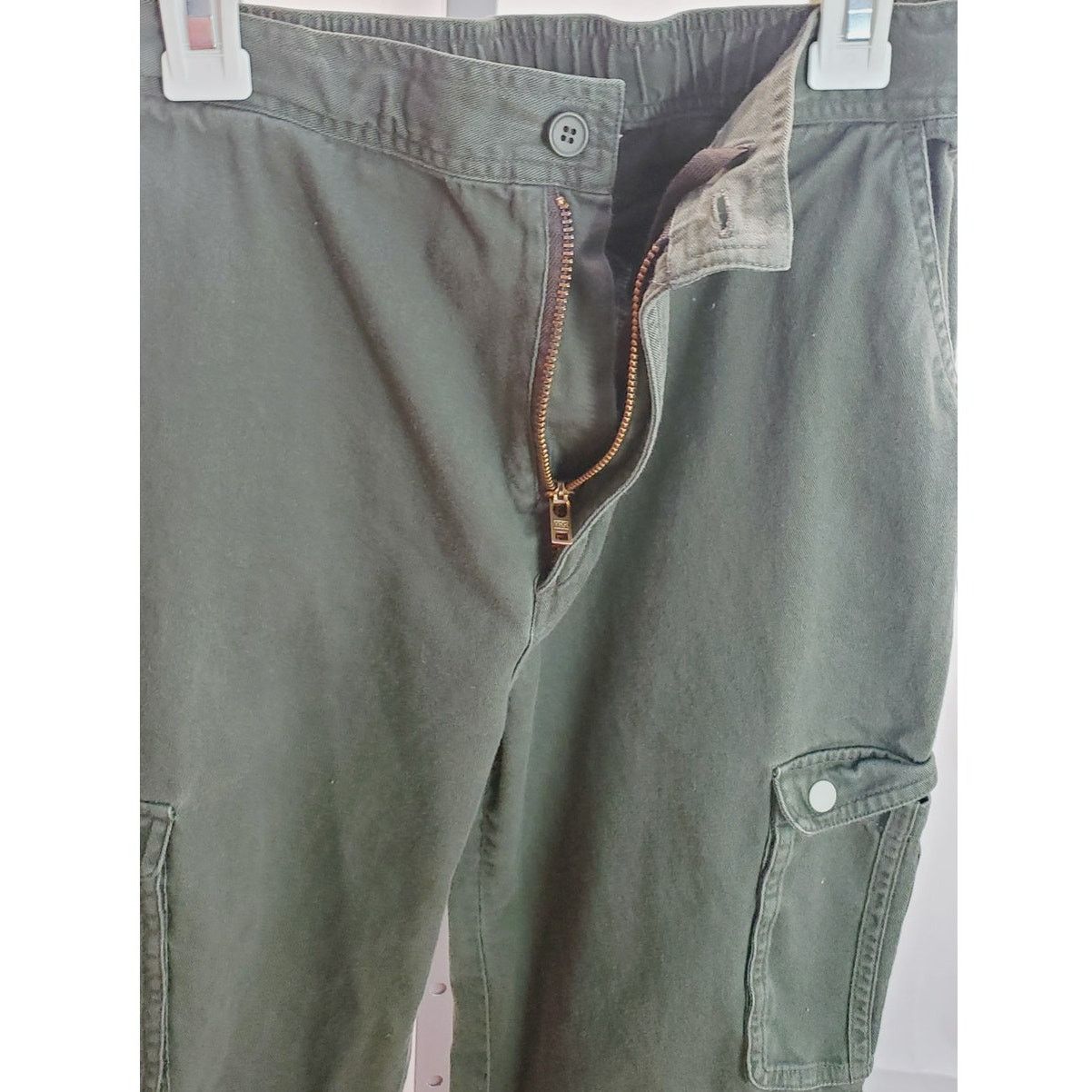 Adidas Adidas Green Cargo Pants Utility Pocket Style Size M Size 27" / US 4 / IT 40 - 6 Thumbnail