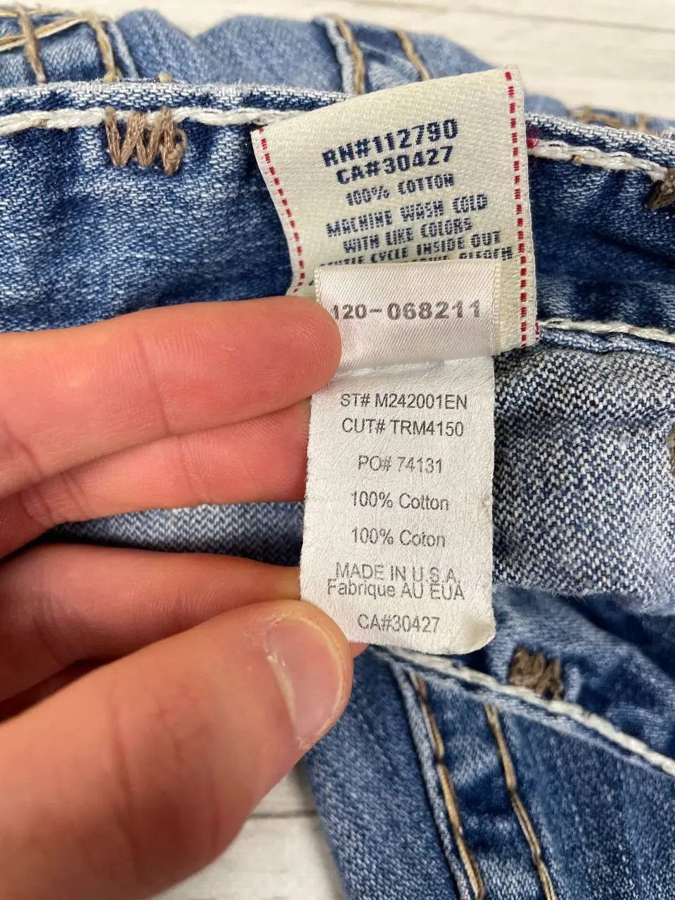 True Religion Vintage True Religion Logan Super T Denim Jeans 90s USA Size US 30 / EU 46 - 11 Thumbnail
