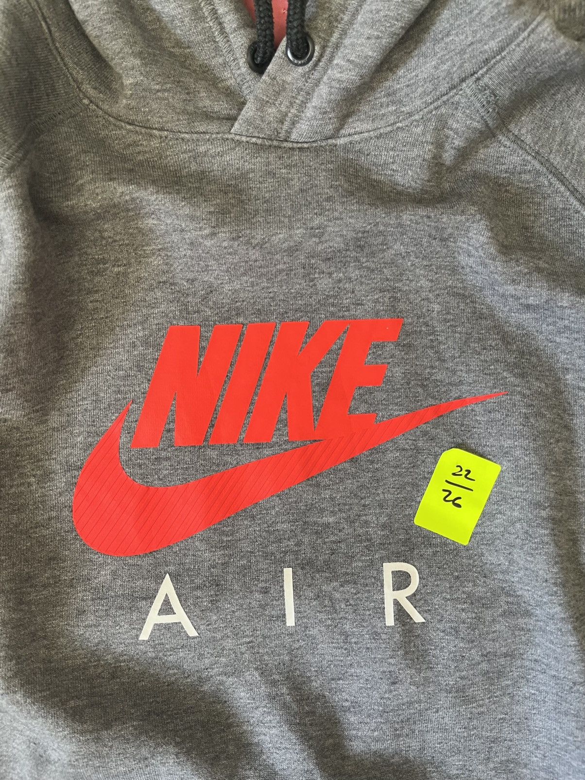 Nike HOODIE NIKE AIR GREY Size US M / EU 48-50 / 2 - 2 Thumbnail