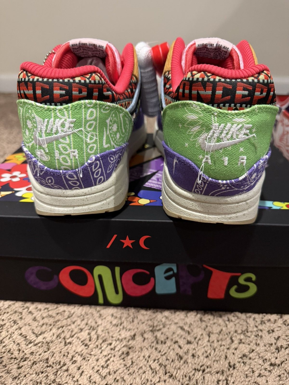 CNCPTS × Nike Nike Air Max 1 Concepts Far Out Size US 11 / EU 44 - 4 Thumbnail