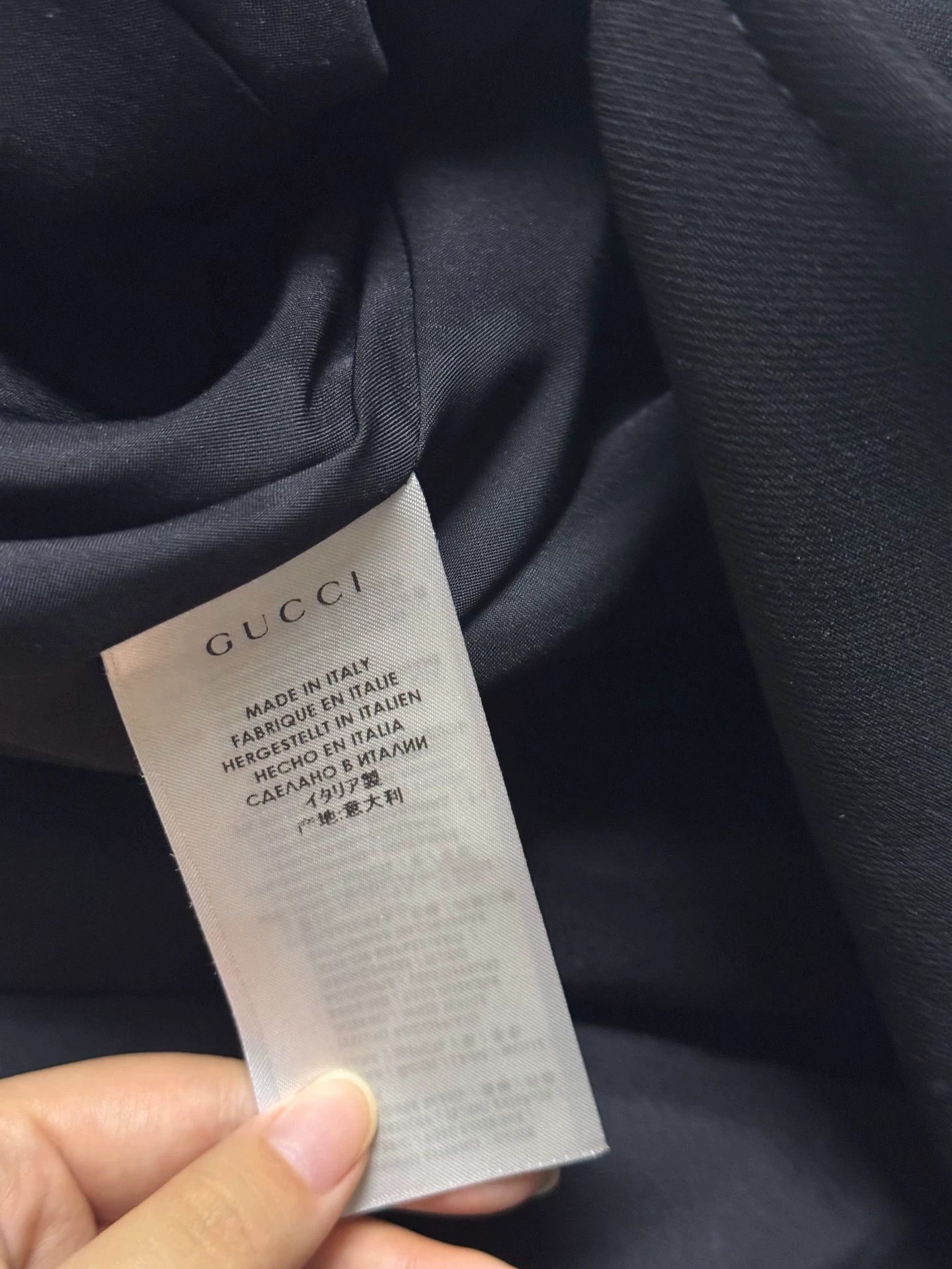 Gucci Gucci Double-Breasted Black Overcoat 38 Dust Bag Size XS / US 0-2 / IT 36-38 - 3 Thumbnail
