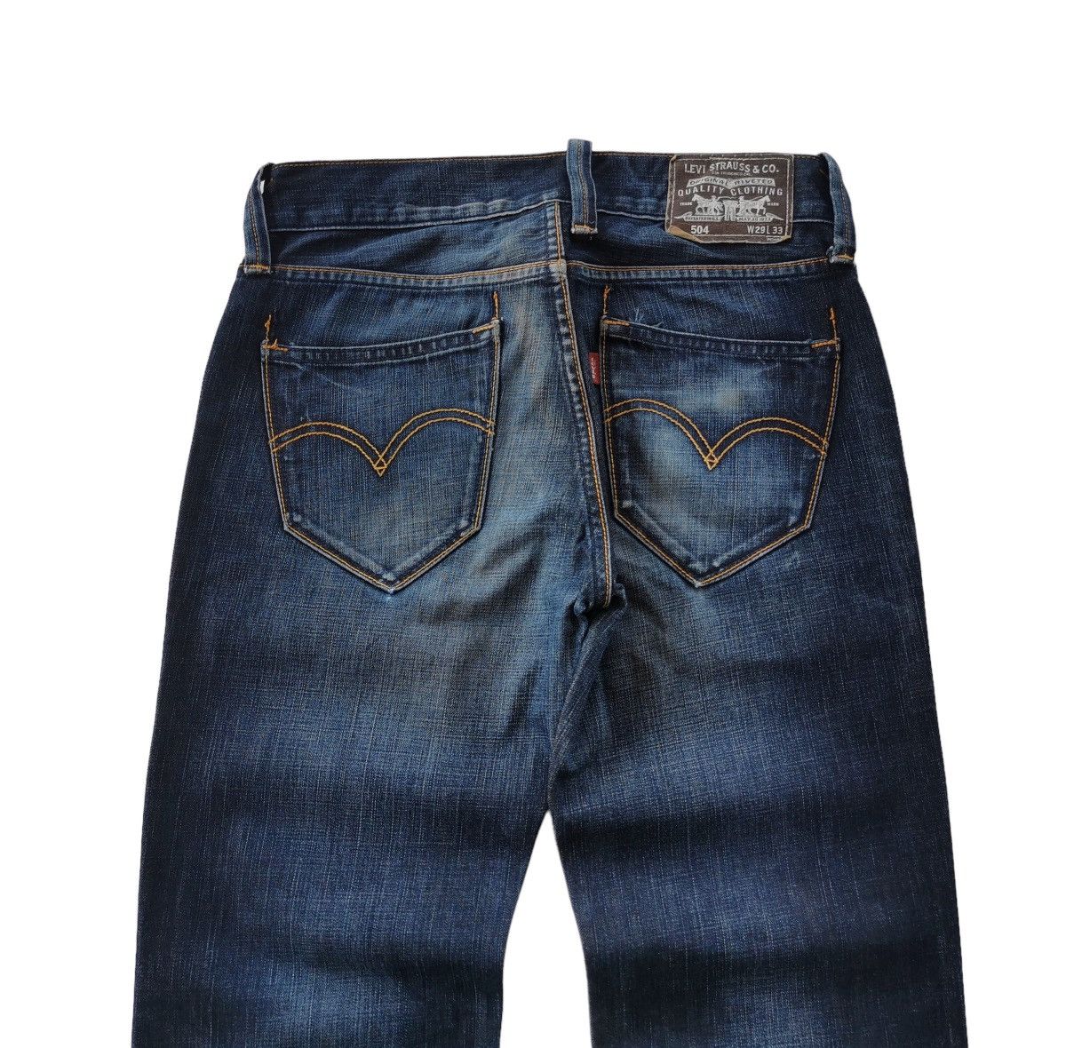 Levi's Jeans Levis 504 Straight distressed fuck jeans Size US 29 - 8 Thumbnail