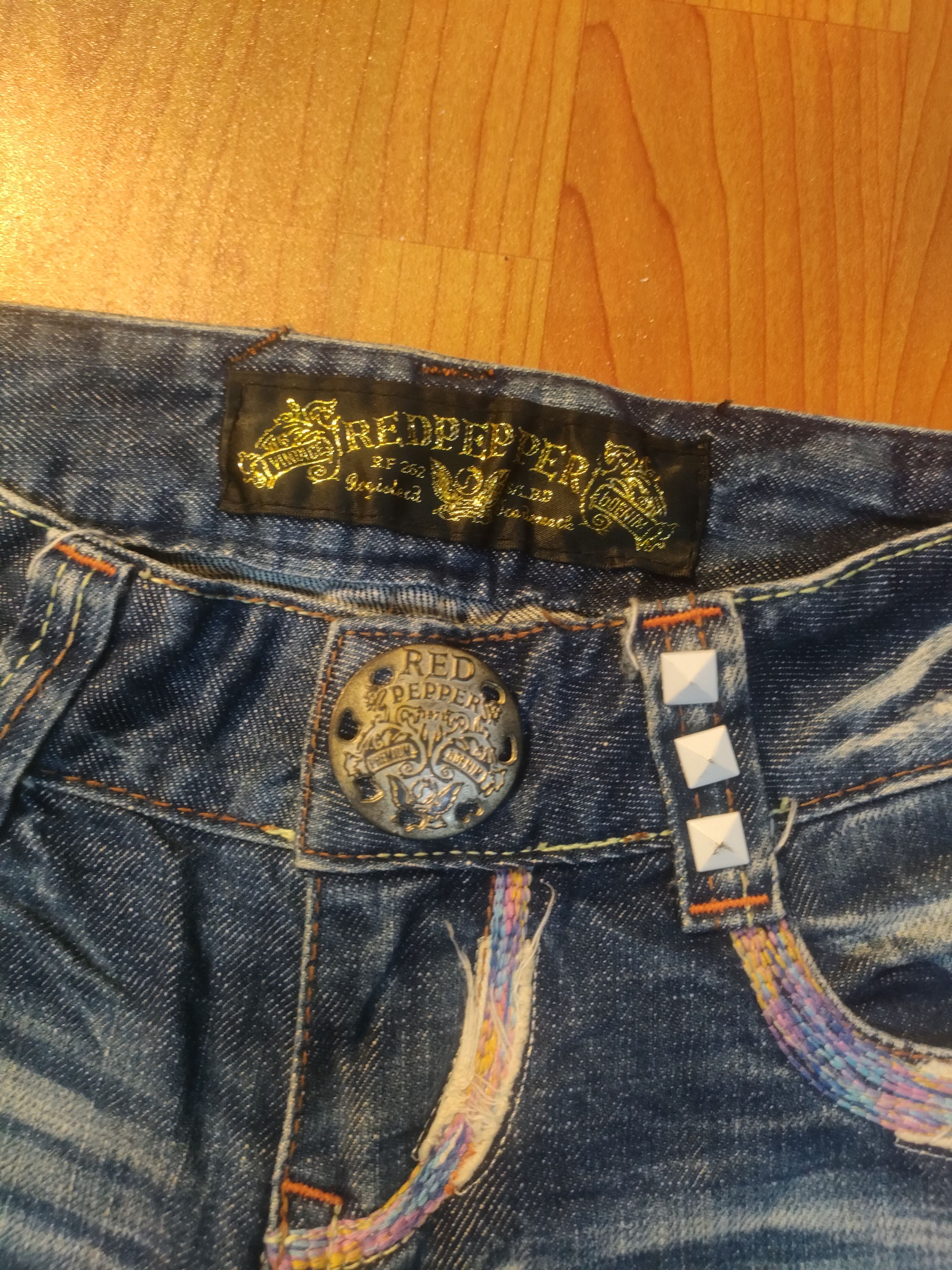 If Six Was Nine × Japanese Brand Flare🔥🔥Red Pepper Jeans Size US 29 - 6 Thumbnail
