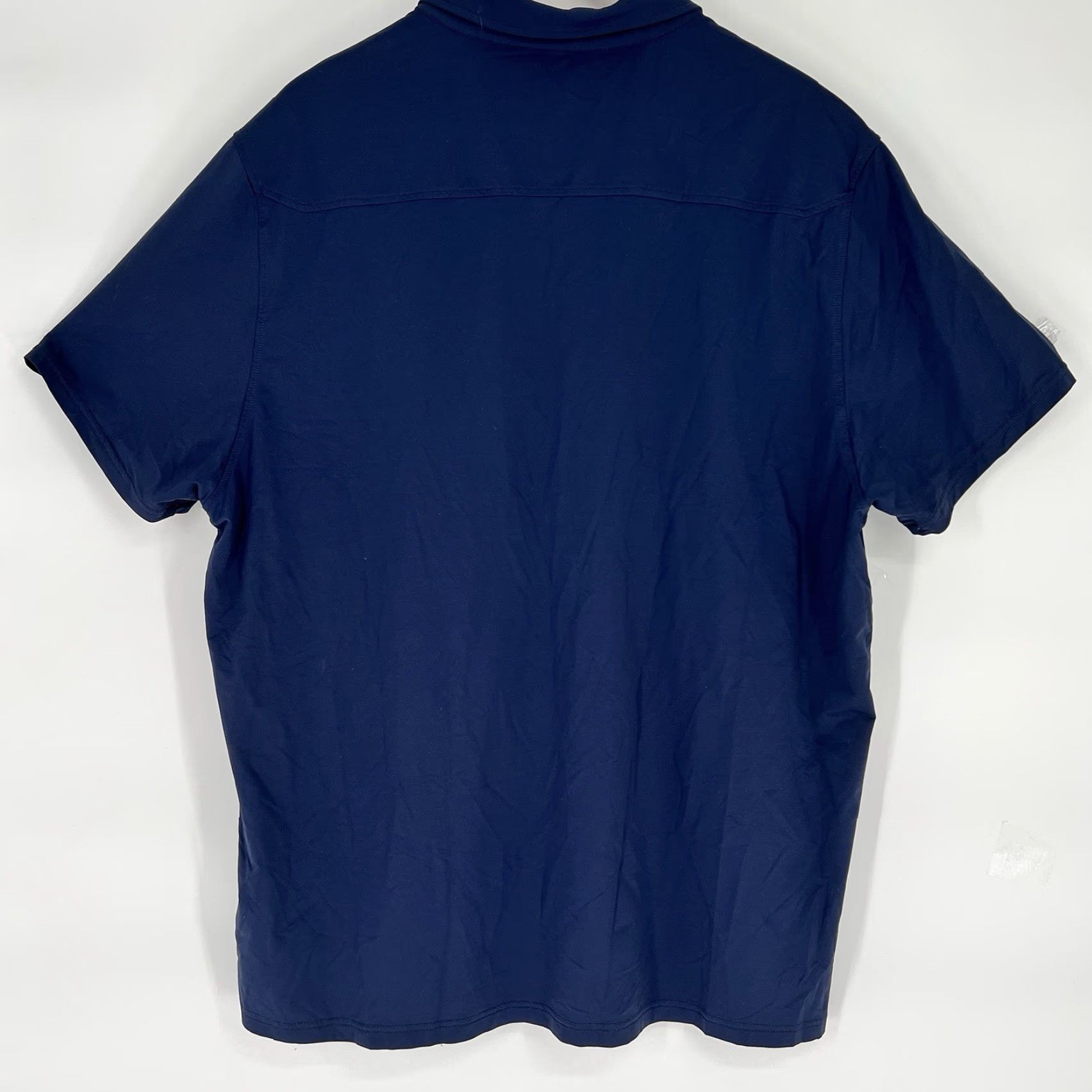 Rhone Rhone Polo Shirt Mens 2XL Blue Performance Commuter Short Sleeve Polo Shirt Size US XXL / EU 58 / 5 - 5 Thumbnail