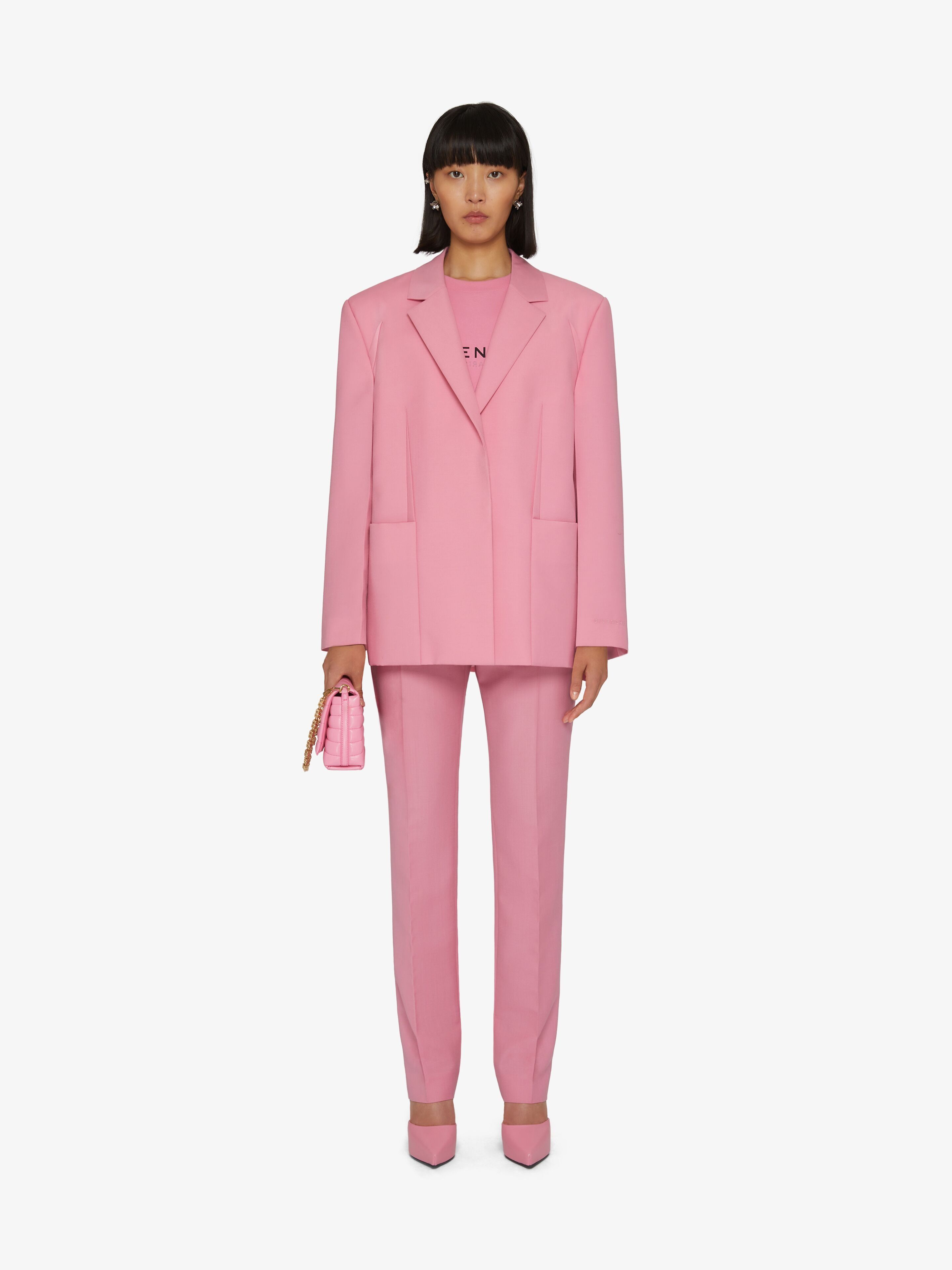 Givenchy o1y0925 Blazer in Pink Size S / US 4 / IT 40 - 4 Thumbnail