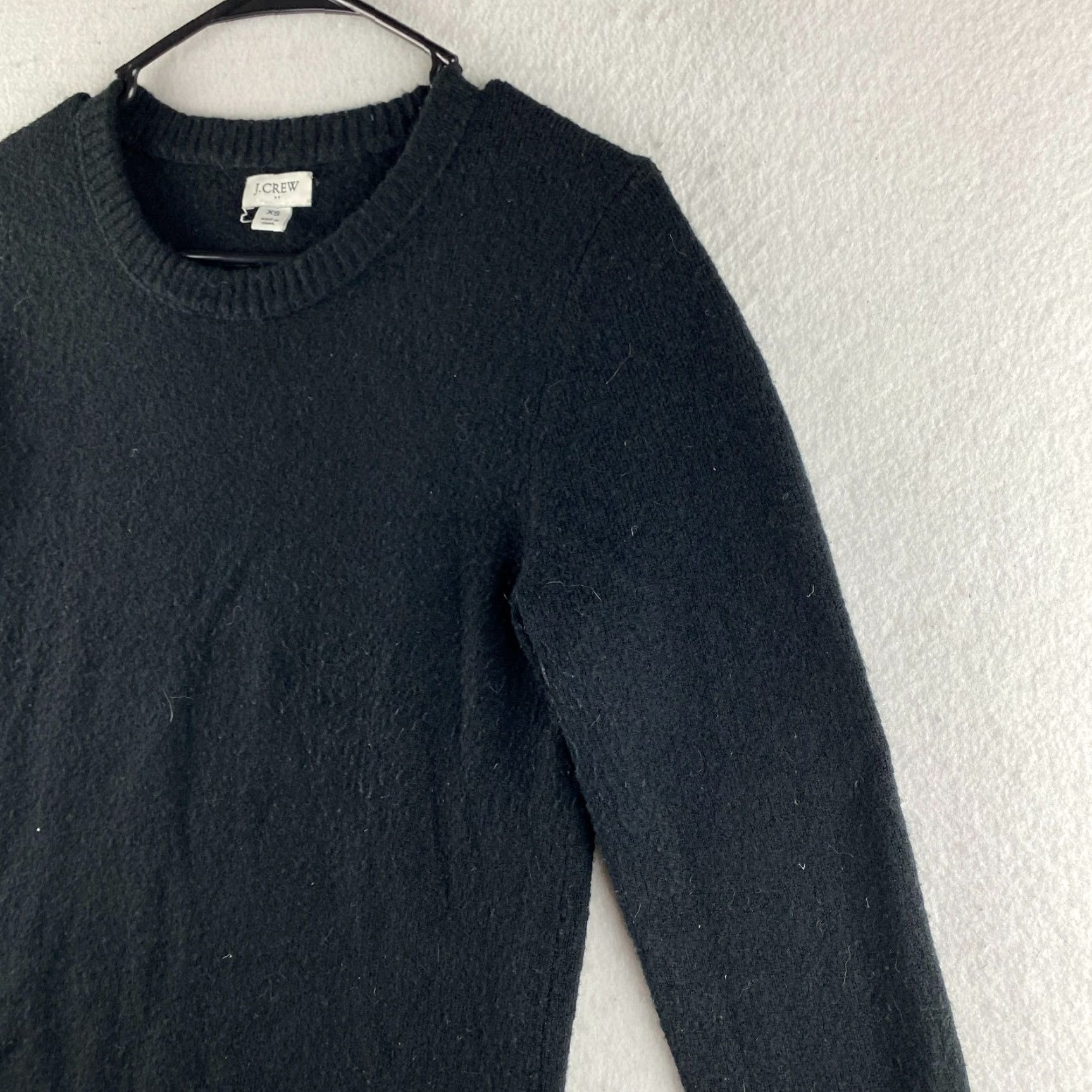 J.Crew J. Crew Sweater Womens XS Black Wool Blend Pullover Round Neck Long Sleeve Comfy Size XS / US 0-2 / IT 36-38 - 7 Thumbnail
